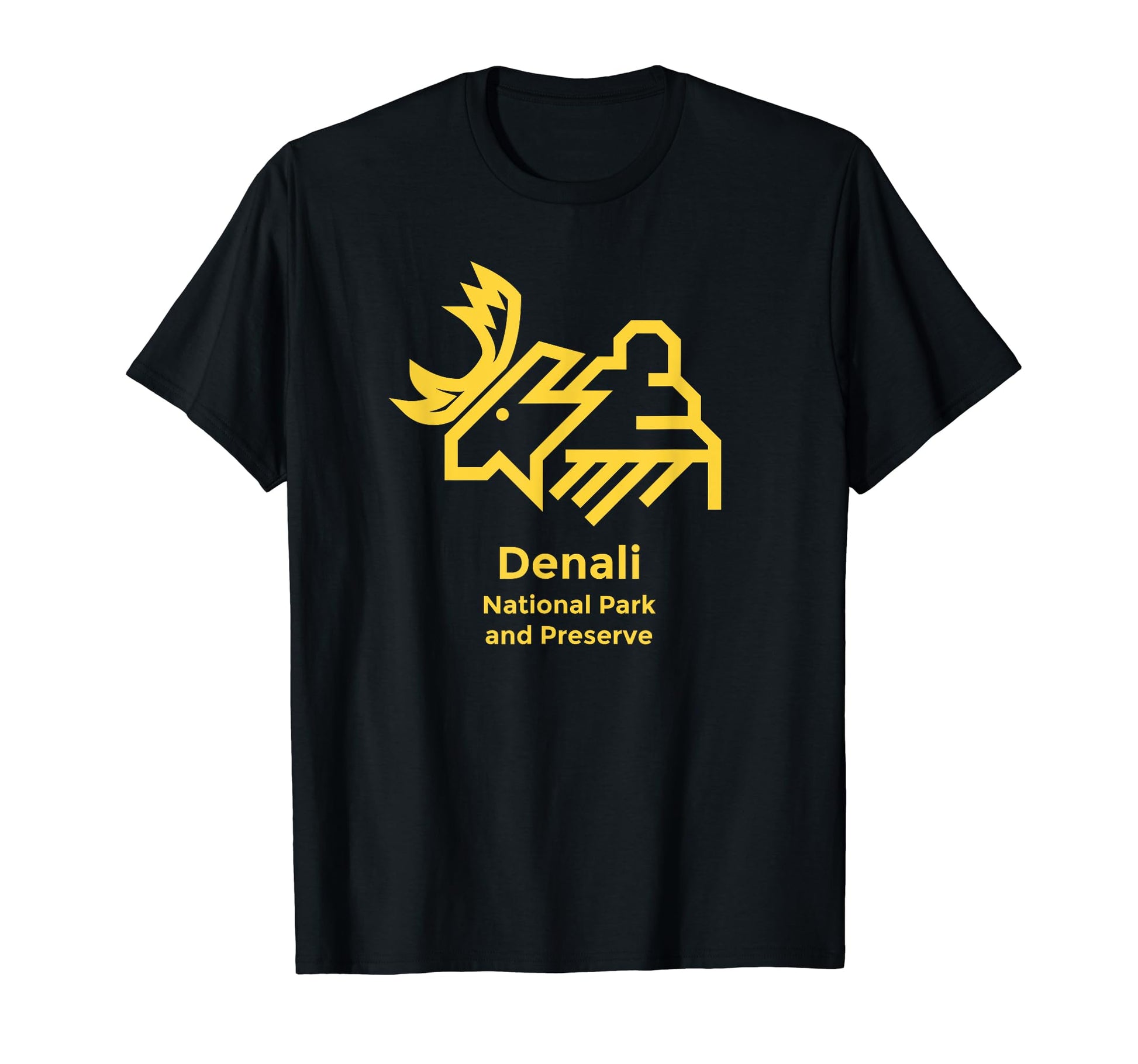 Denali National Park Alaska Minimalist T-Shirt - Trendy Graphic for Adults - T-Shirt, Sweatshirt, Hoodie