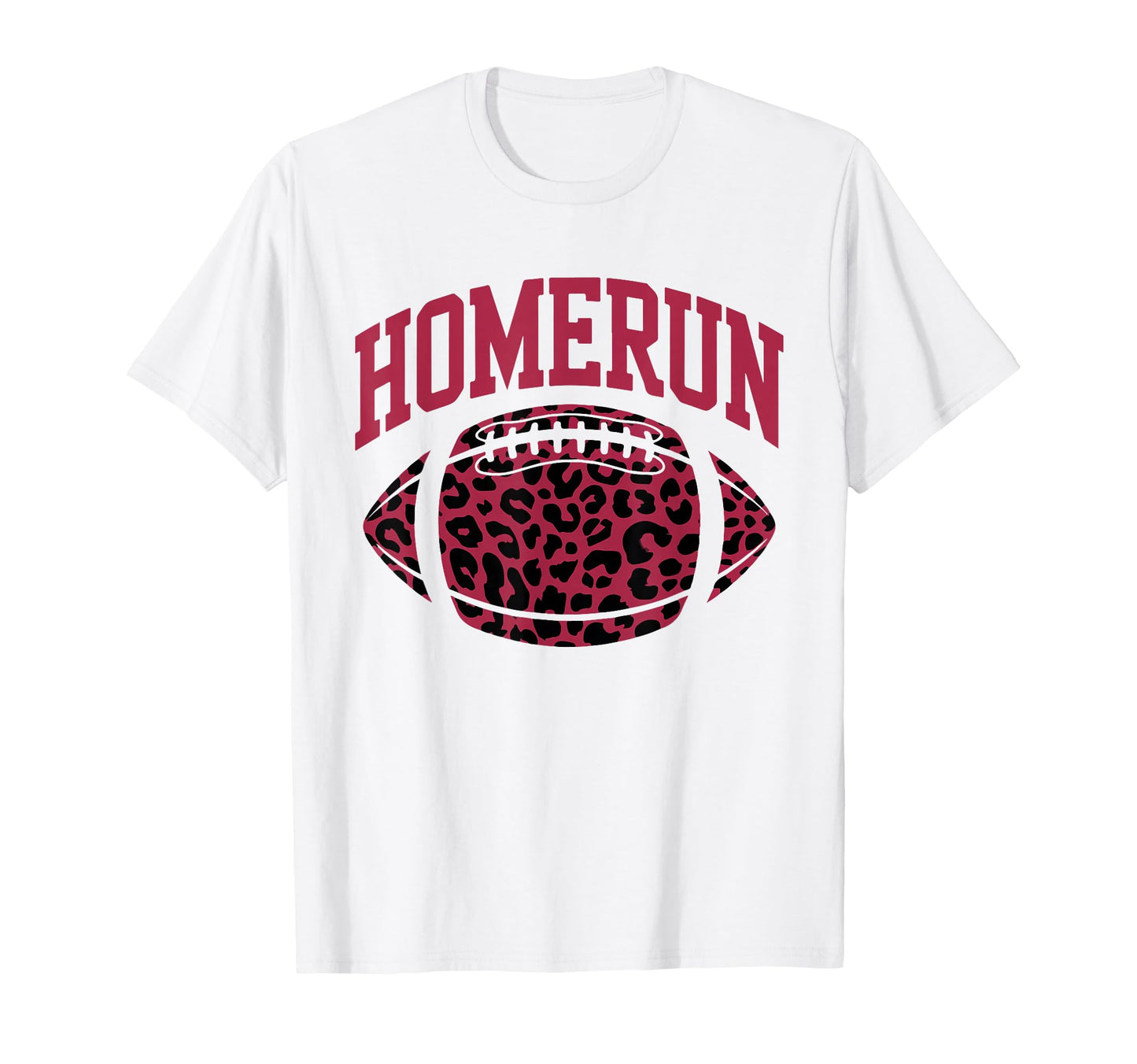 Homerun Football American Leopard T-Shirt - Fun Novelty Design Men Women - T-Shirt, Sweatshirt, Hoodie