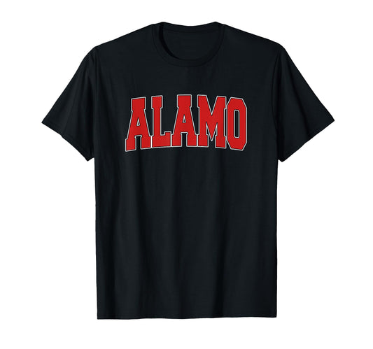 Alamo Tx Texas Varsity Usa Sports T-Shirt - Novelty Apparel for Adults - T-Shirt, Sweatshirt, Hoodie