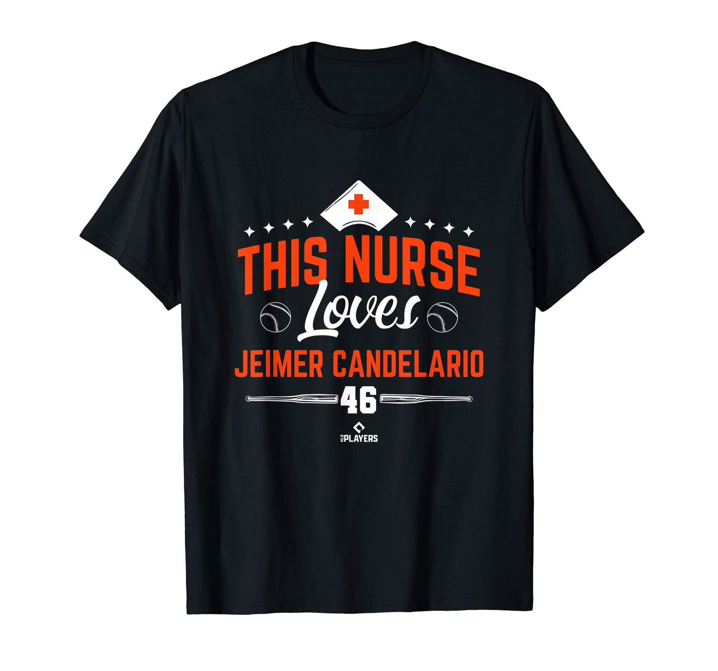 This Nurse Loves Jeimer Candelario Baseball T-Shirt - Graphic Print Unisex - T-Shirt, Sweatshirt, Hoodie