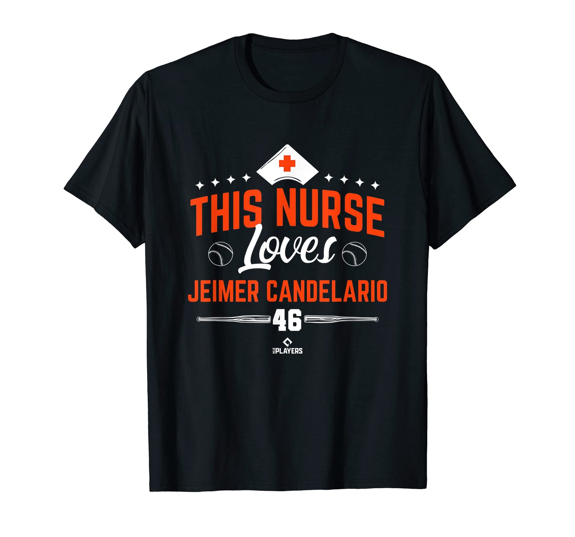 This Nurse Loves Jeimer Candelario Baseball T-Shirt - Graphic Print Unisex - T-Shirt, Sweatshirt, Hoodie