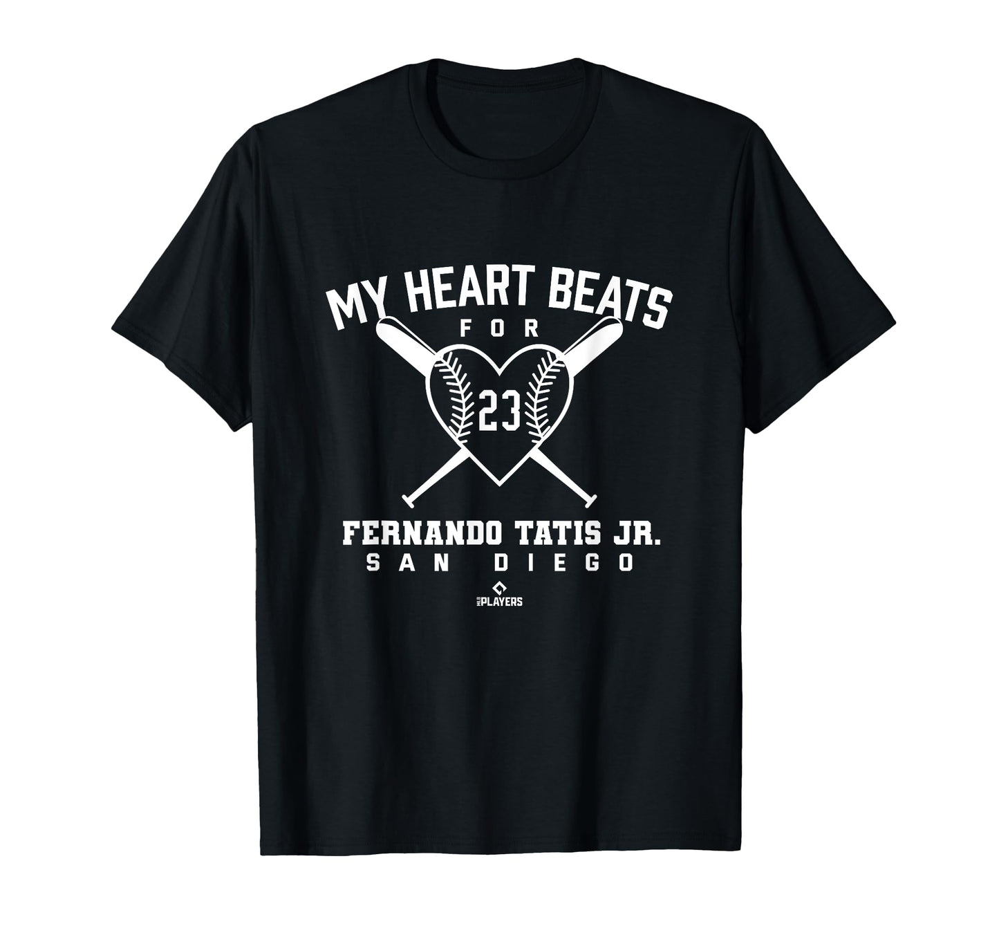 My Heart Beats Fernando Tatis Jr T-Shirt - Fun Novelty Design for Adults - T-Shirt, Sweatshirt, Hoodie