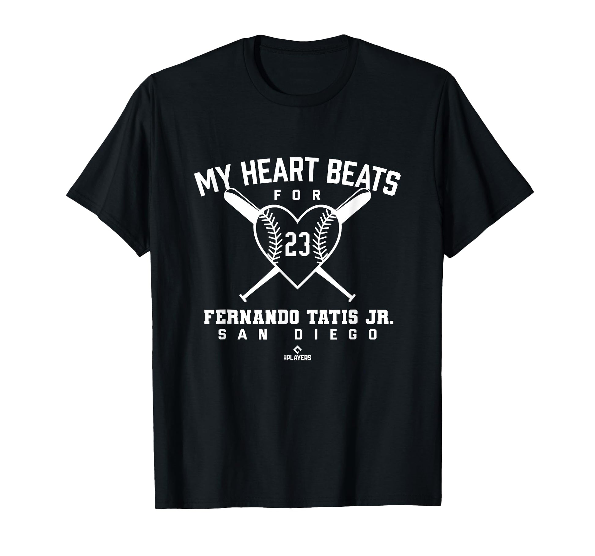 My Heart Beats Fernando Tatis Jr T-Shirt - Fun Novelty Design for Adults - T-Shirt, Sweatshirt, Hoodie