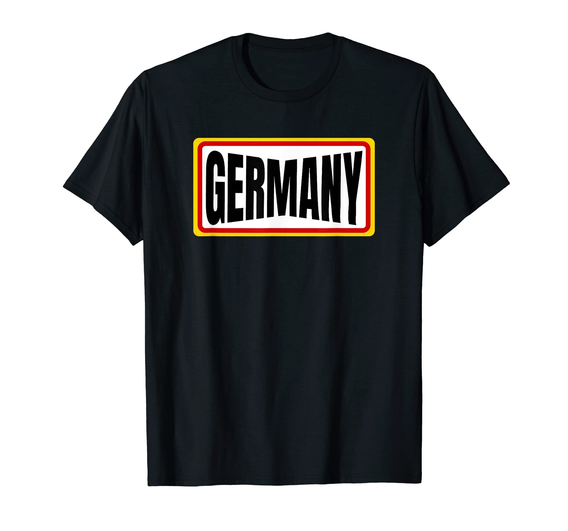 Germany Black Red Yellow Germany T-Shirt - Fun Novelty Design for Adults - T-Shirt, Sweatshirt, Hoodie