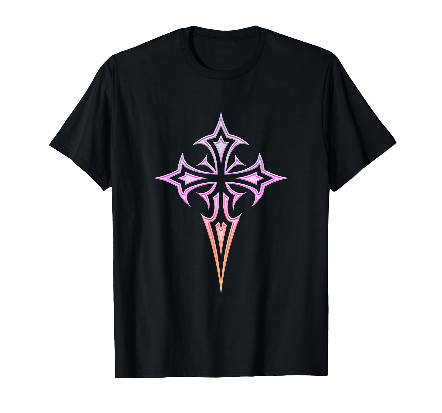 Gothic Cross Y2K Alt Aesthetic Emo T-Shirt - Streetwear Style Unisex - T-Shirt, Sweatshirt, Hoodie