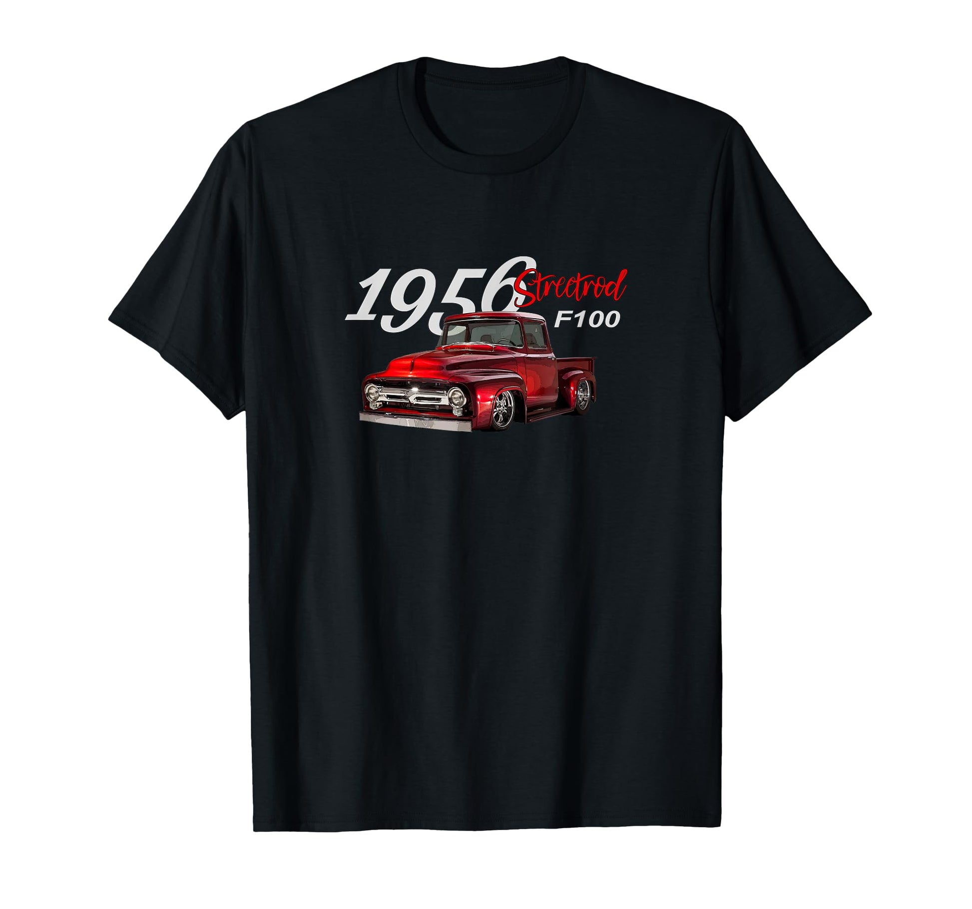1956 F100 Streetrod Pickup Truck Pick T-Shirt - Minimalist Print Men Women - T-Shirt, Sweatshirt, Hoodie