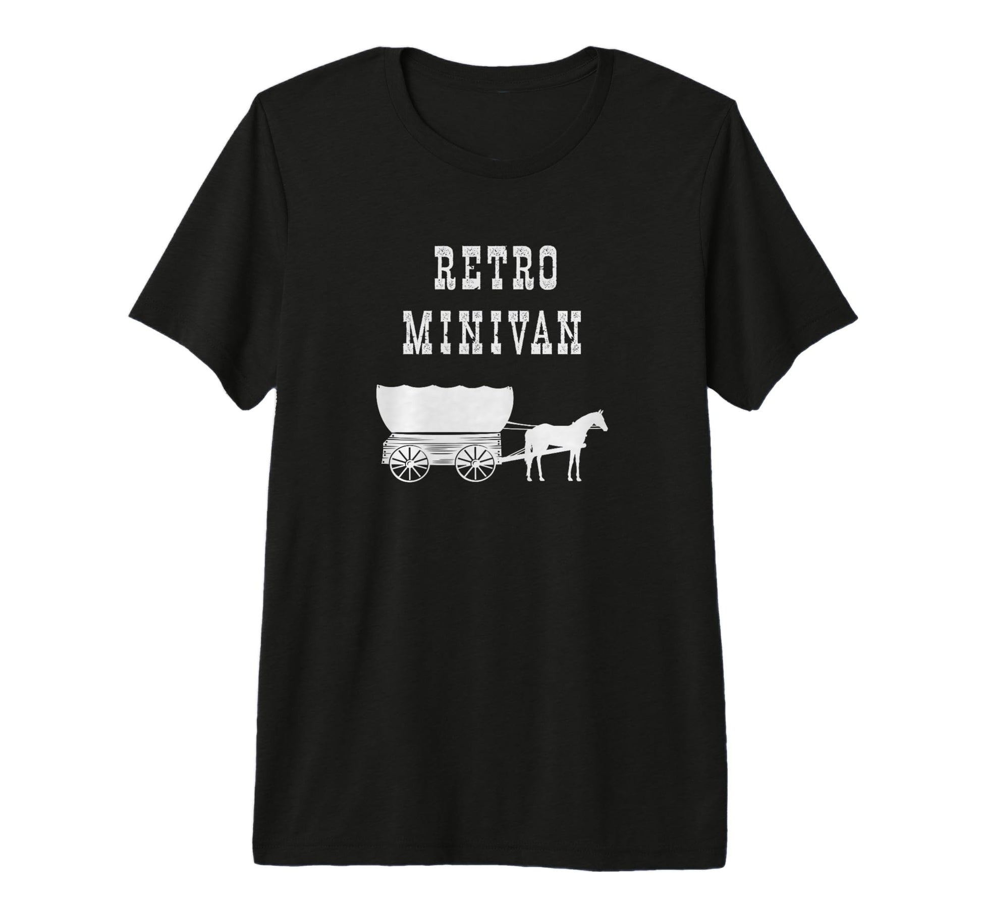 Funny Minivan Conestoga Covered Wagon T-Shirt - Trendy Graphic Unisex - T-Shirt, Sweatshirt, Hoodie