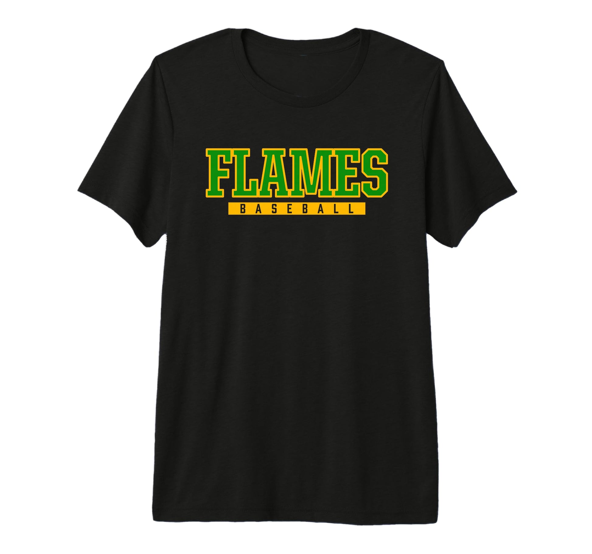Sacred Heart Flames Baseball Tri Blend T-Shirt - Trendy Graphic for Adults - T-Shirt, Sweatshirt, Hoodie
