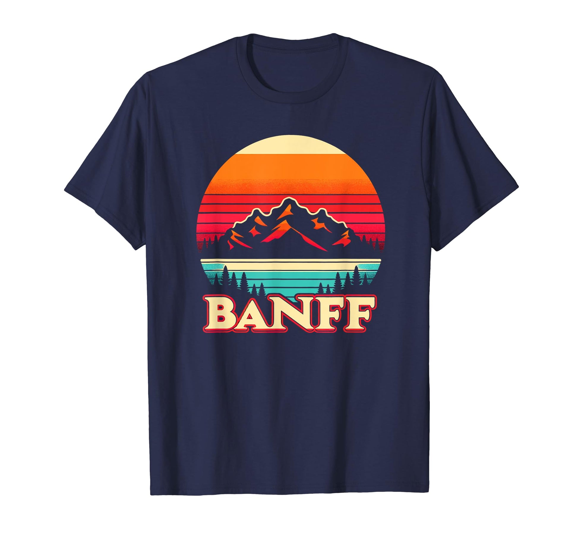 Banff National Park Alberta Canada T-Shirt - Custom Art Print Men Women - T-Shirt, Sweatshirt, Hoodie