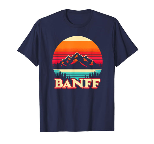 Banff National Park Alberta Canada T-Shirt - Custom Art Print Men Women - T-Shirt, Sweatshirt, Hoodie