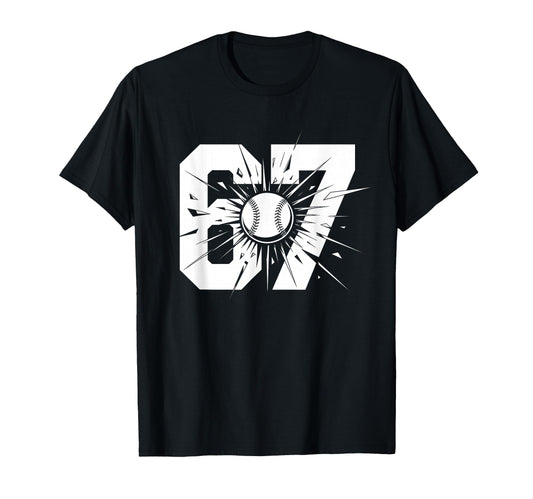 Baseball 67 Power Blast Meme T-Shirt - Custom Art Print Unisex - T-Shirt, Sweatshirt, Hoodie