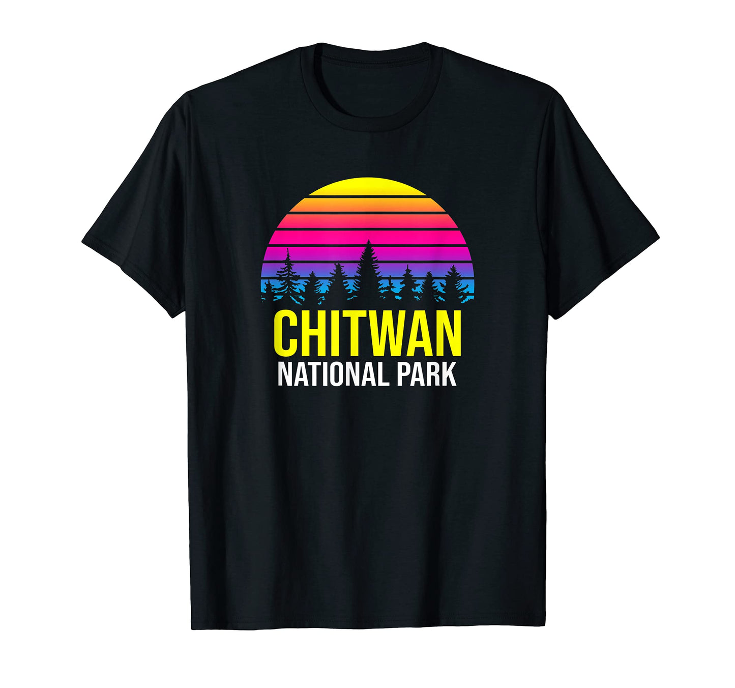Chitwan National Park Napal Sunset Family T-Shirt - Trendy Graphic Unisex - T-Shirt, Sweatshirt, Hoodie