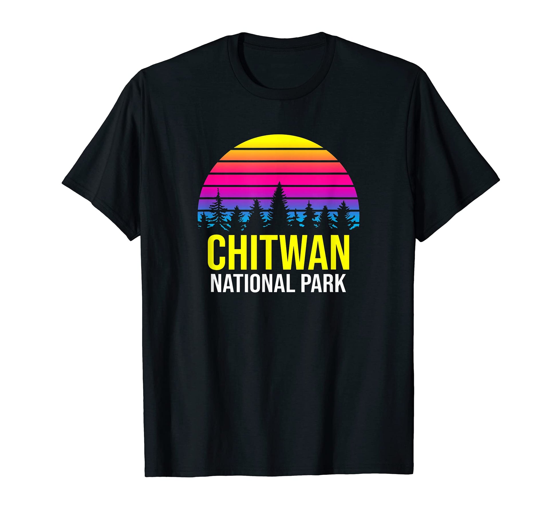 Chitwan National Park Napal Sunset Family T-Shirt - Trendy Graphic Unisex - T-Shirt, Sweatshirt, Hoodie