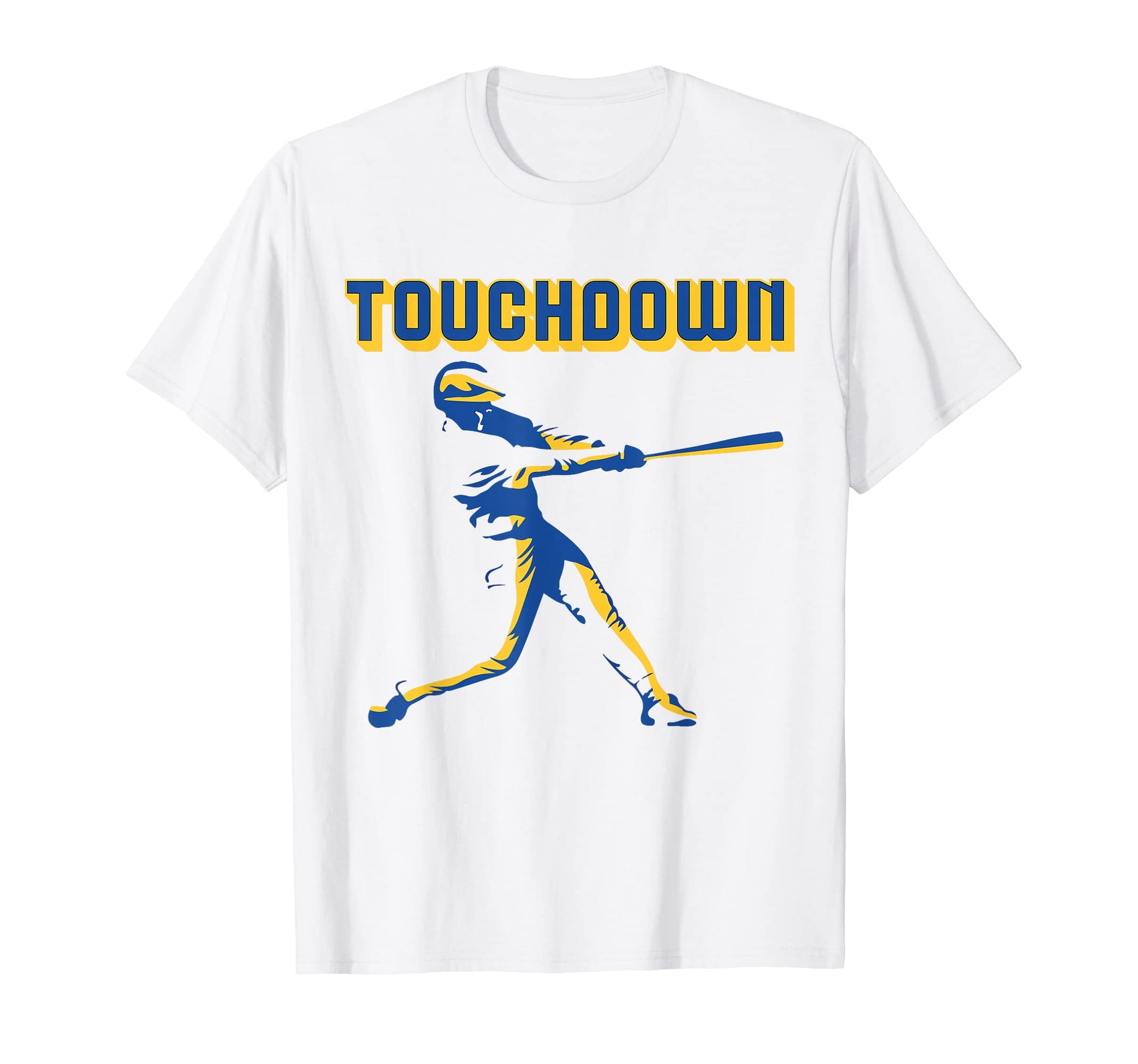 Mens Baseball Football Touchdown T-Shirt - Minimalist Print Men Women - T-Shirt, Sweatshirt, Hoodie