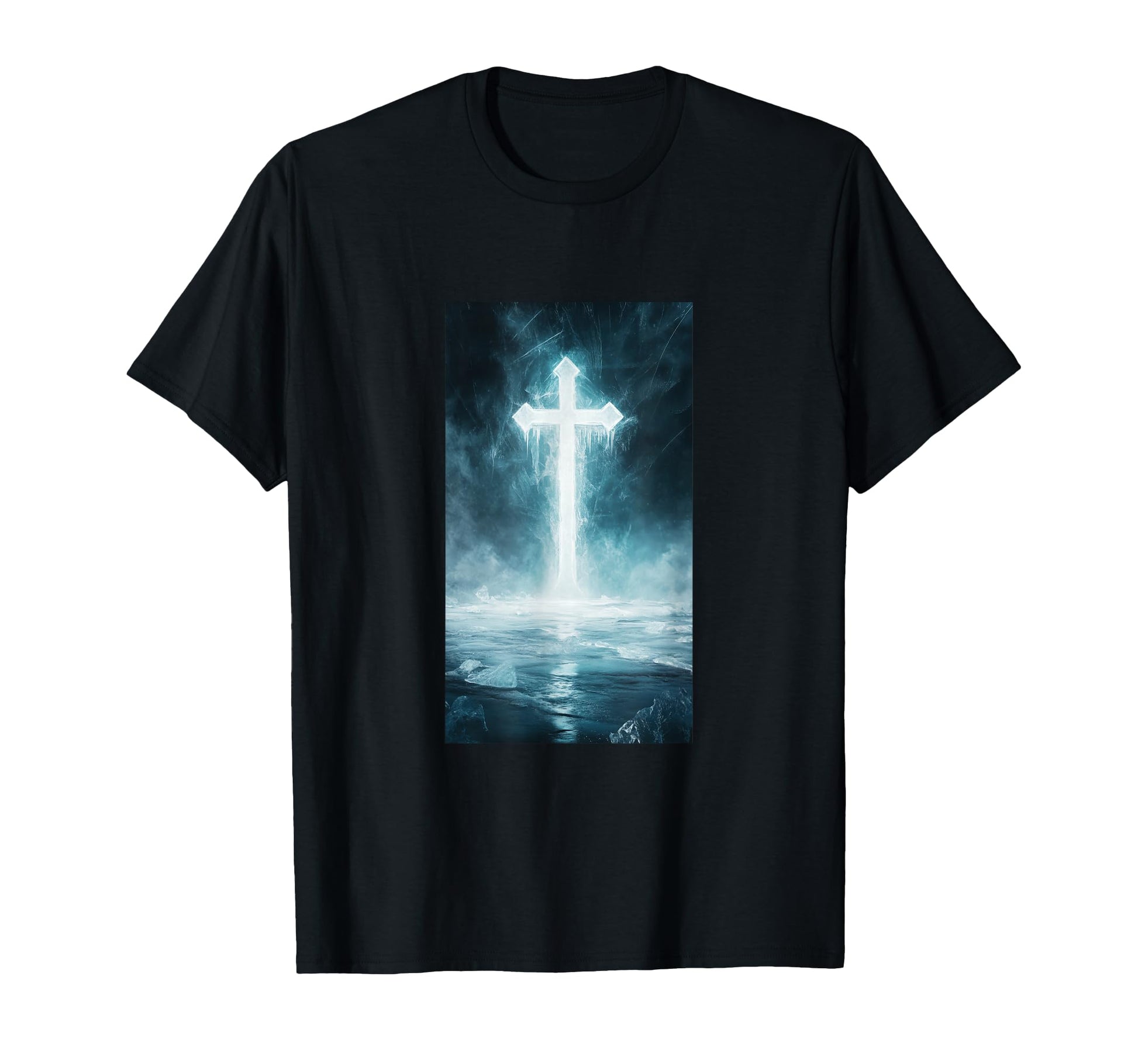Gothic Cross Grunge Aesthetic Y2K T-Shirt - Aesthetic Graphic for Adults - T-Shirt, Sweatshirt, Hoodie
