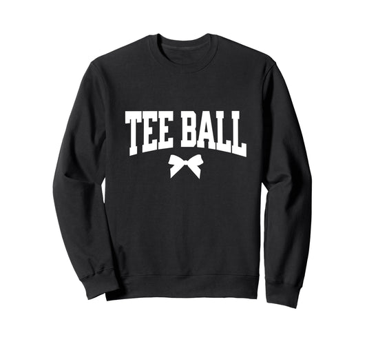 Ball Bow Gift T Ball Player Baseball Sweatshirt - Unique Graphic Men Women - T-Shirt, Sweatshirt, Hoodie