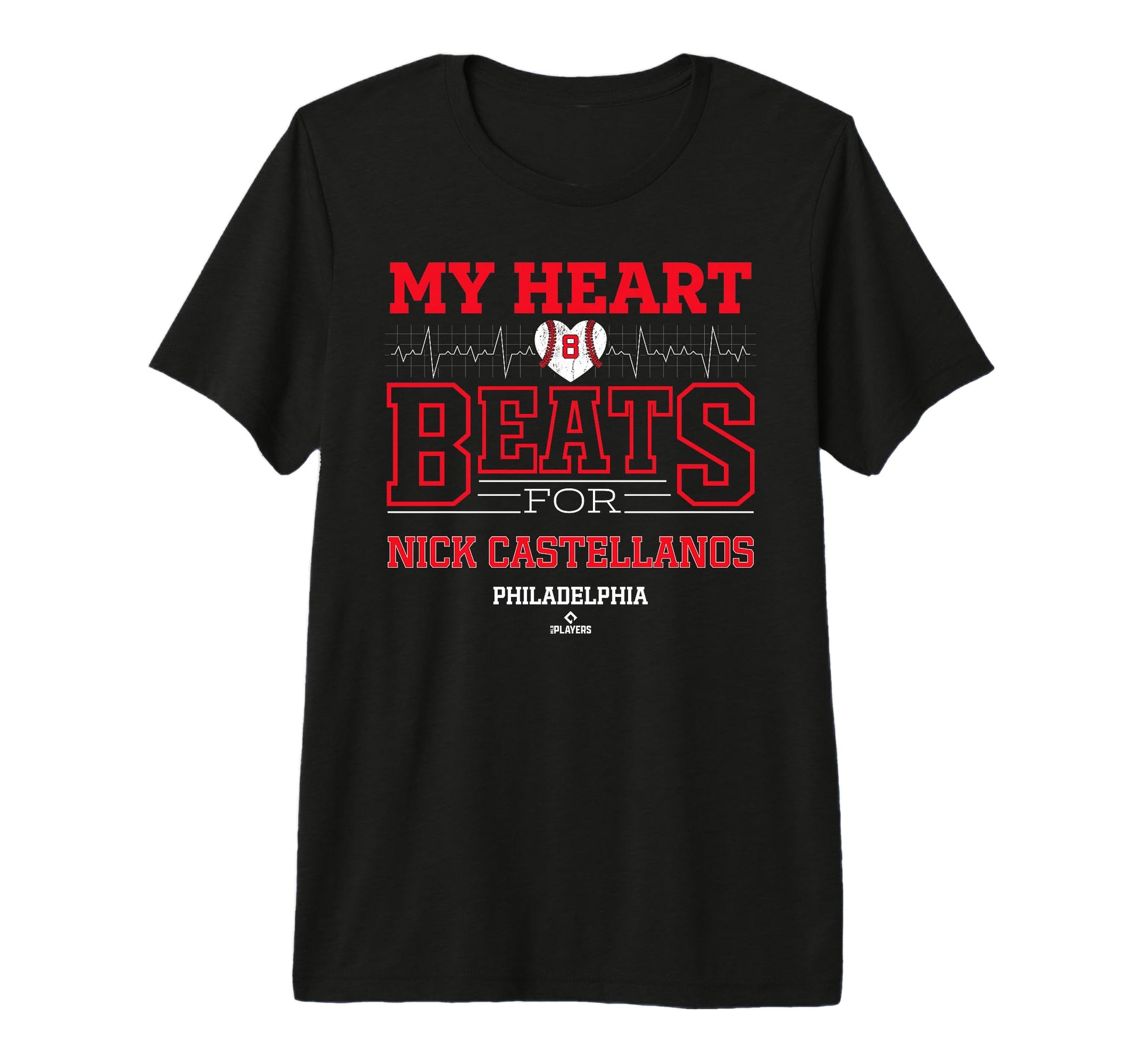 My Heart Beats Nick Castellanos T-Shirt - Streetwear Style Unisex - T-Shirt, Sweatshirt, Hoodie