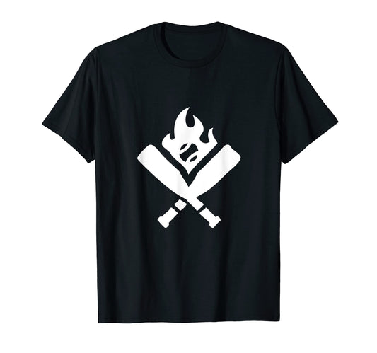 Baseball Flaming Ball Bats T-Shirt - Casual Everyday Wear for Adults - T-Shirt, Sweatshirt, Hoodie