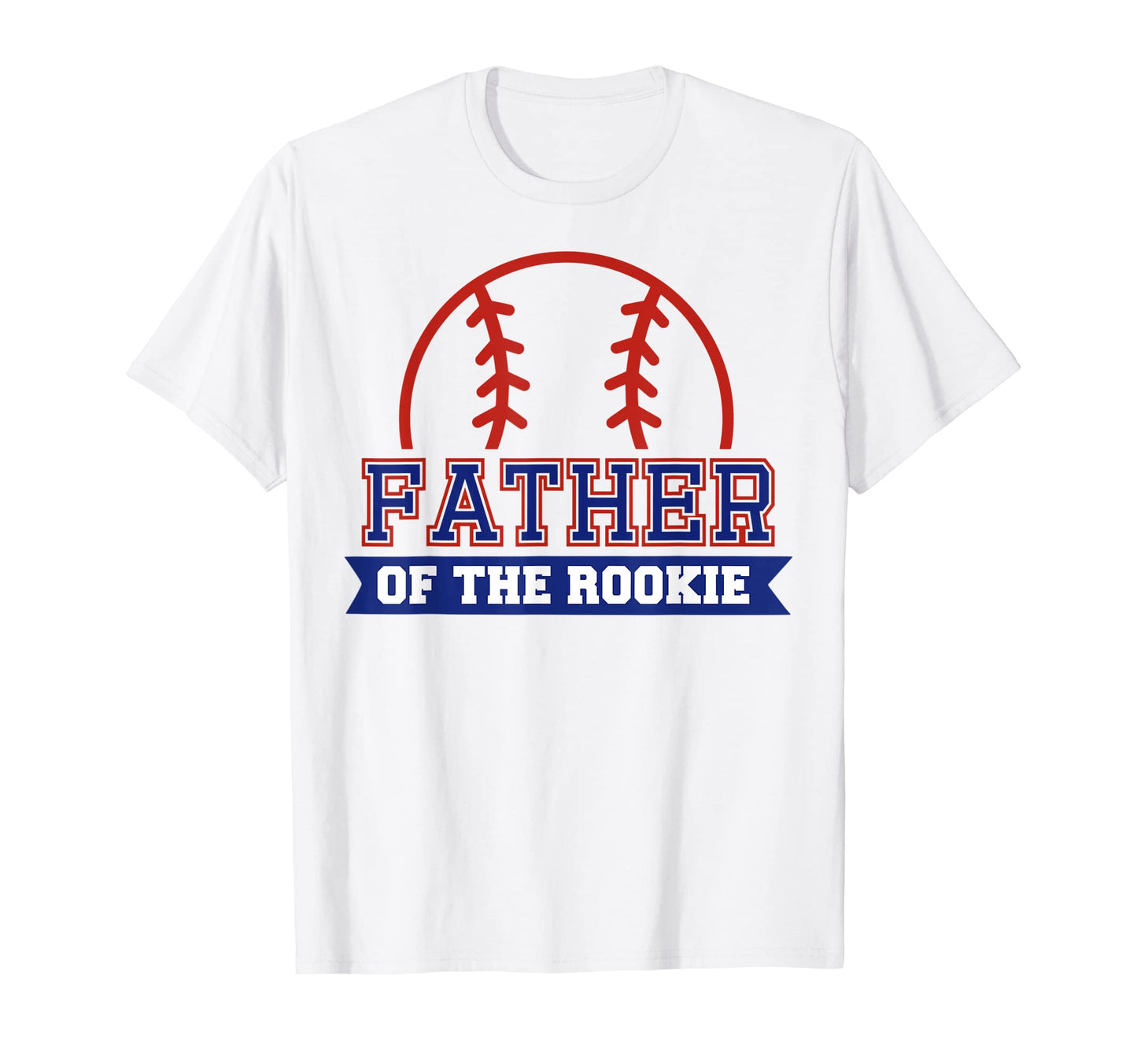 Father Rookie 1St Birthday Baseball T-Shirt - Minimalist Print Unisex - T-Shirt, Sweatshirt, Hoodie