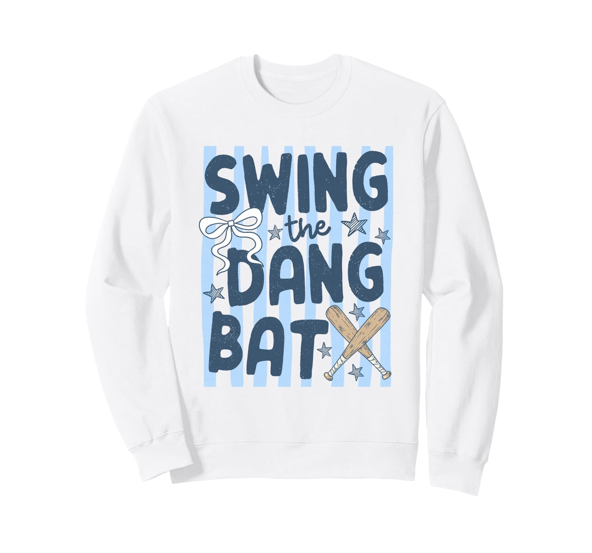 Swing Dang Bat Coquette Bow Funny Sweatshirt - Aesthetic Graphic Men Women - T-Shirt, Sweatshirt, Hoodie