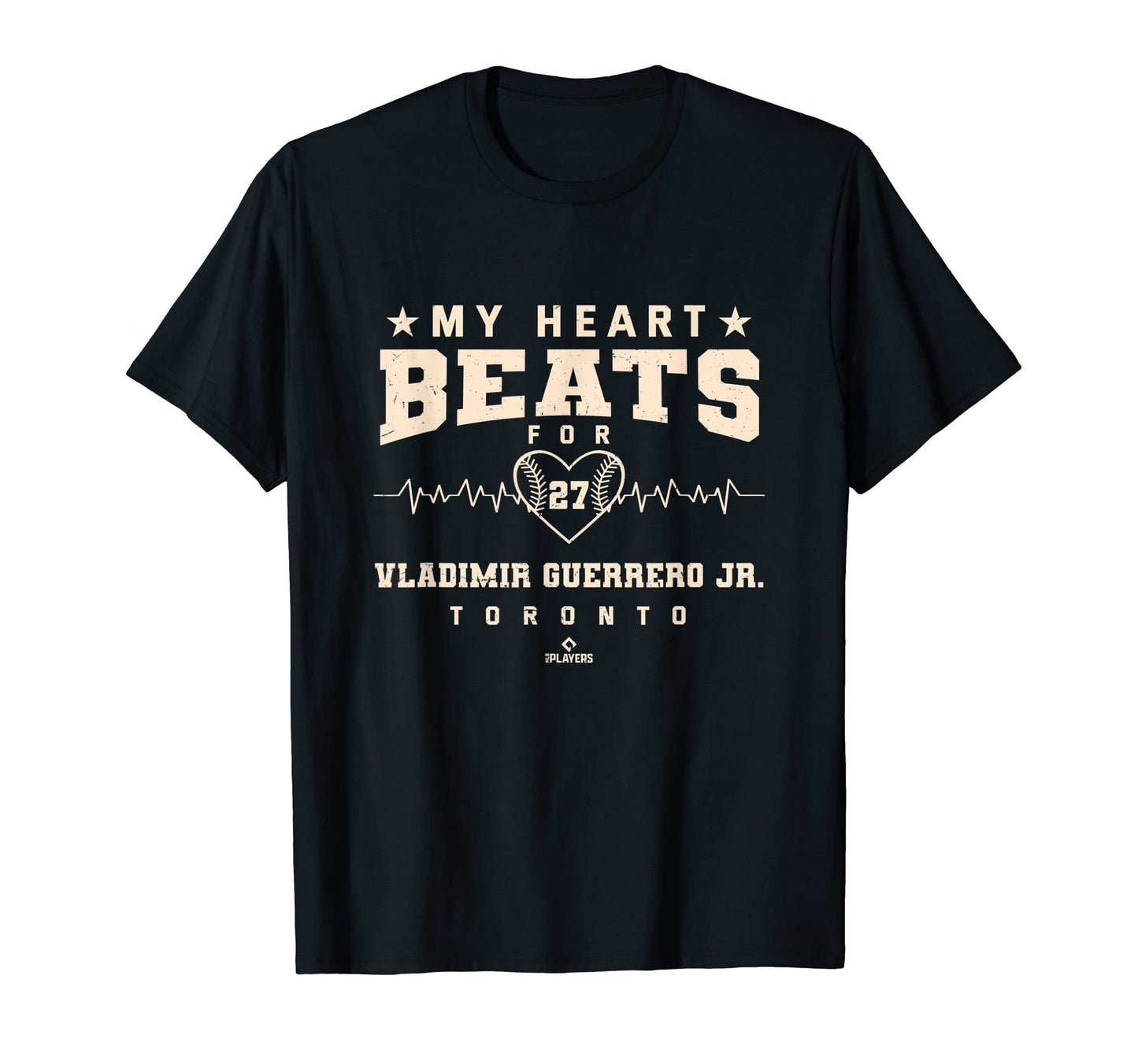 My Heart Beats Vladimir Guerrero Jr T-Shirt - Minimalist Print Unisex - T-Shirt, Sweatshirt, Hoodie