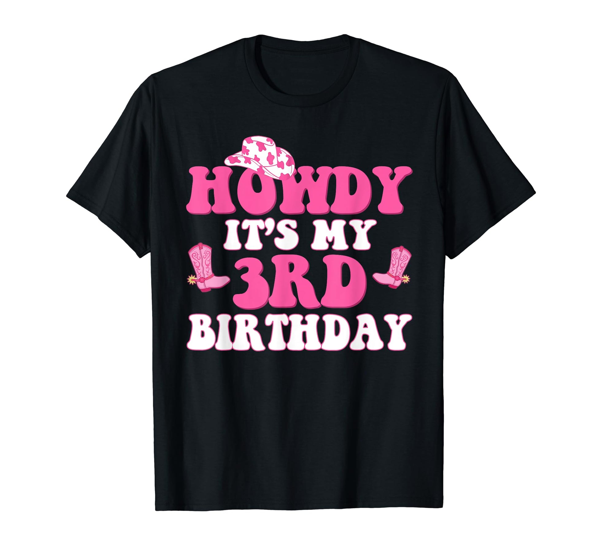 3Rd Birthday Outfit Cowgirl T-Shirt - Casual Everyday Wear Men Women - T-Shirt, Sweatshirt, Hoodie