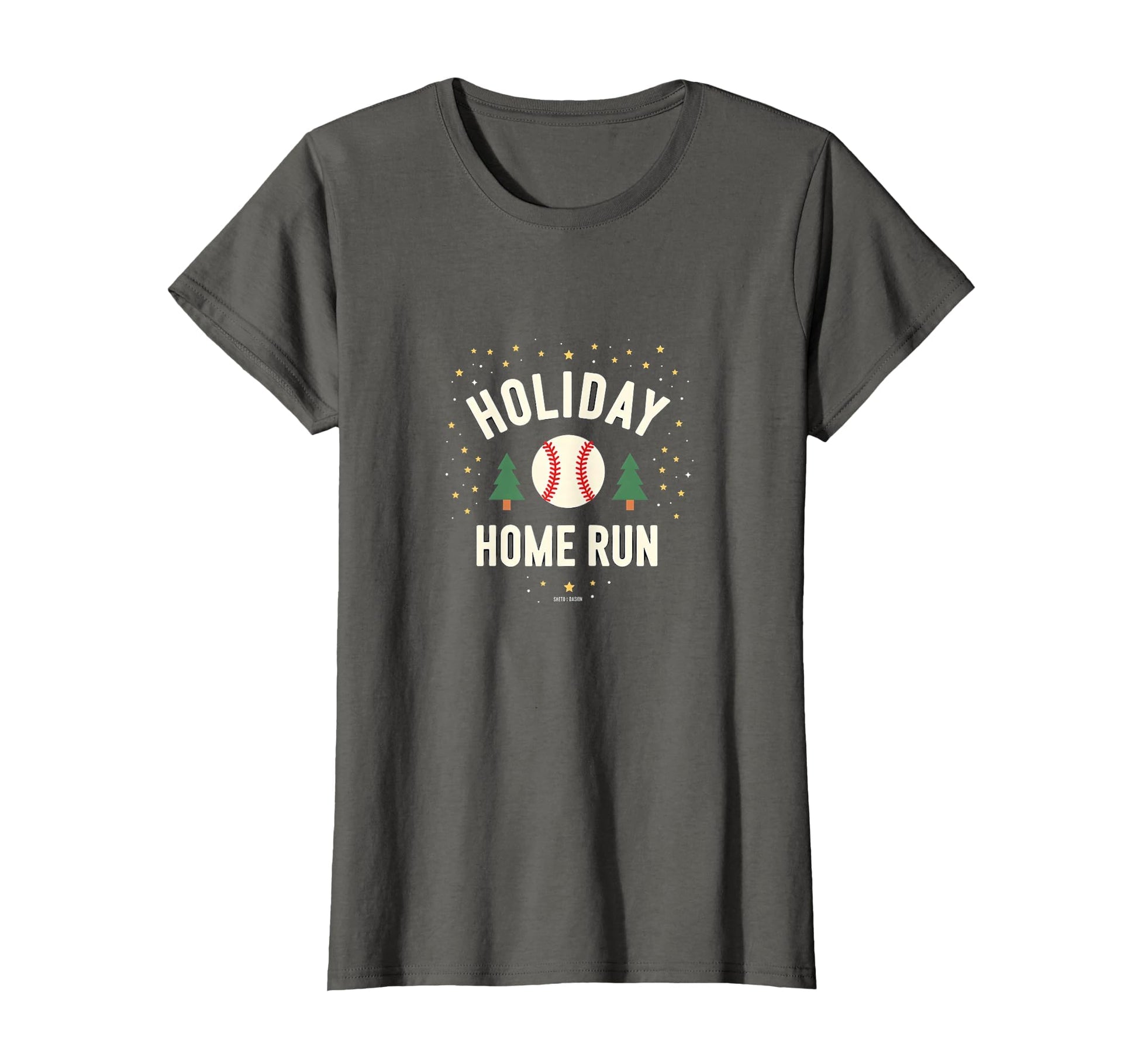 Merry Swishmas Holiday Home Run T-Shirt - Minimalist Print for Adults - T-Shirt, Sweatshirt, Hoodie