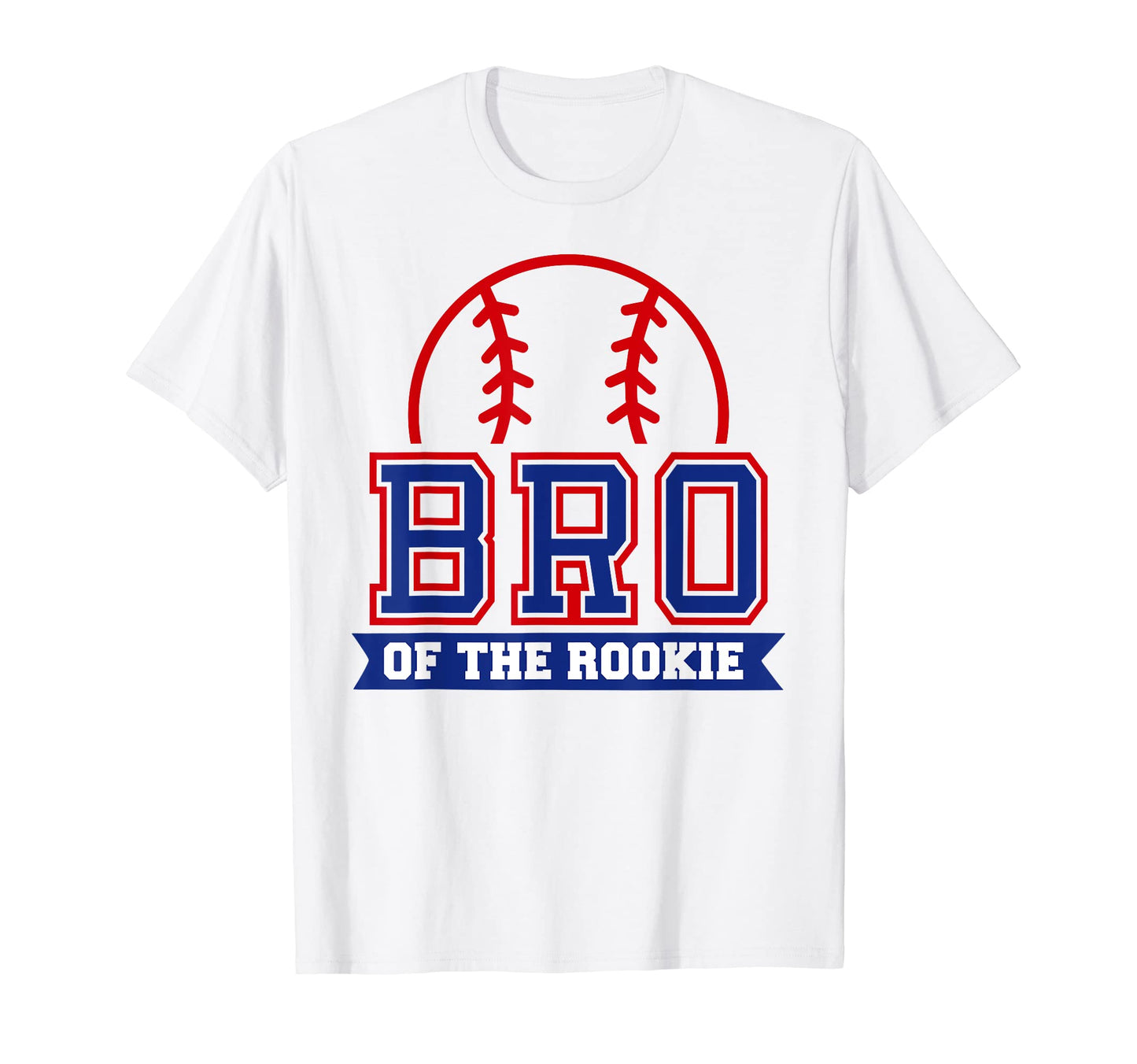 Bro Rookie 1St Birthday Baseball T-Shirt - Custom Art Print for Adults - T-Shirt, Sweatshirt, Hoodie