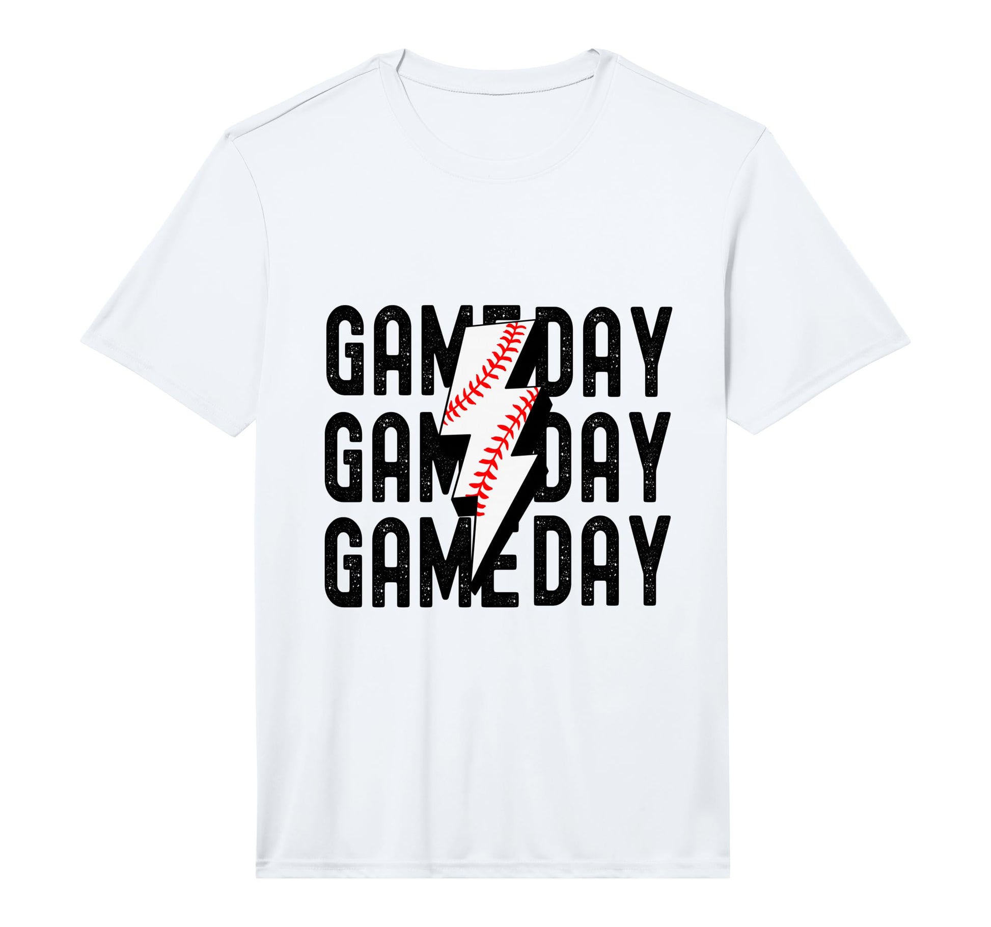 Game Day Baseball Lightning Funny T-Shirt - Minimalist Print Unisex - T-Shirt, Sweatshirt, Hoodie