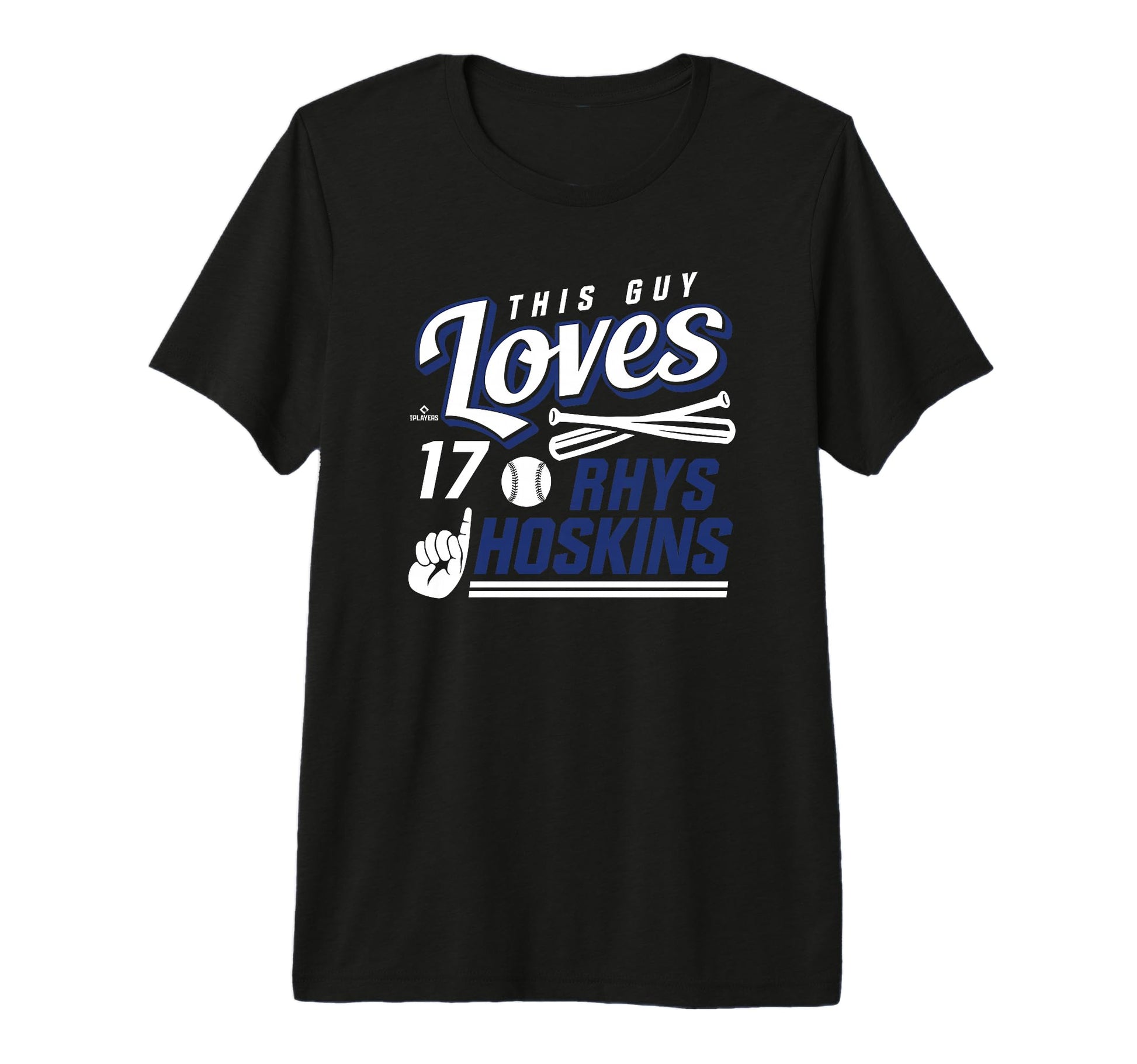 This Guy Loves Rhys Hoskins Tri Blend T-Shirt - Novelty Apparel Unisex - T-Shirt, Sweatshirt, Hoodie