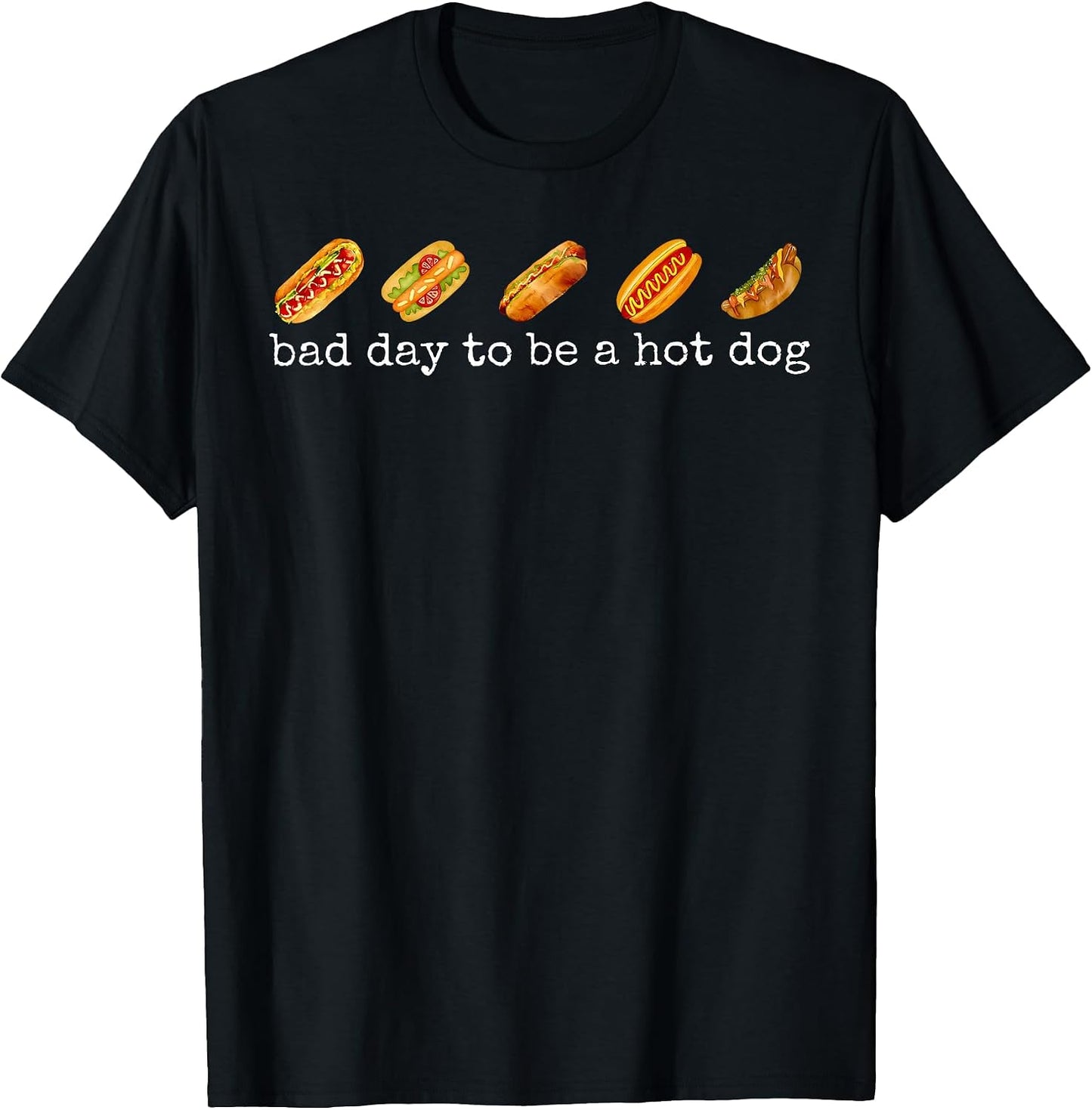 Bad Day to Be A Hot Dog Lover Fast Food Wiener - Adult & Kids T-Shirts, Sweatshirts & Hoodies apparel design preview 1