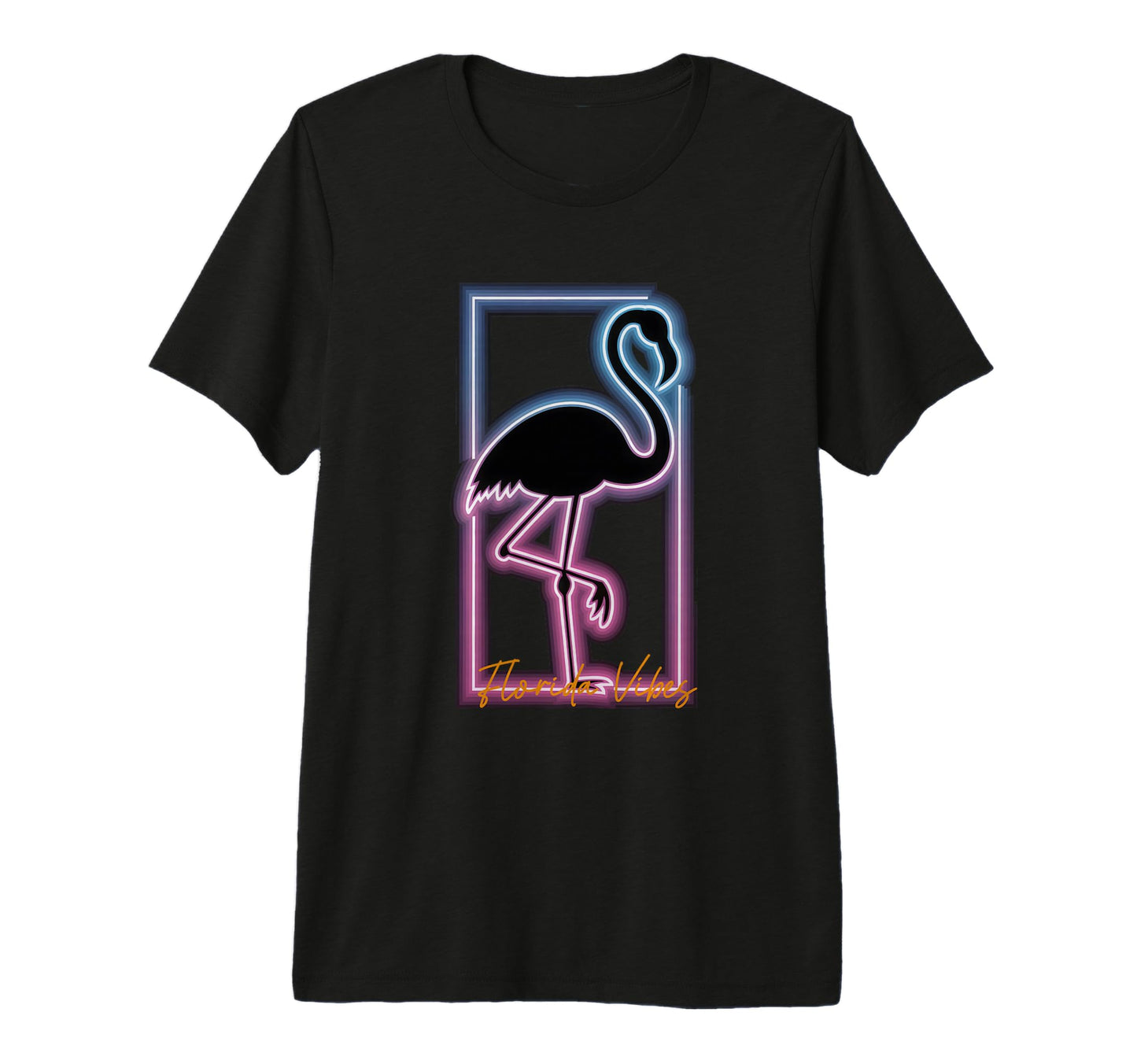 Retrowave Flamingo 1980S Synthwave T-Shirt - Unique Graphic for Adults - T-Shirt, Sweatshirt, Hoodie