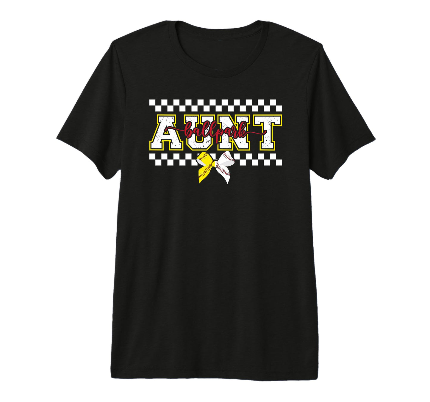 Ballpark Aunt Softball Baseball Aunt T-Shirt - Trendy Graphic Men Women - T-Shirt, Sweatshirt, Hoodie