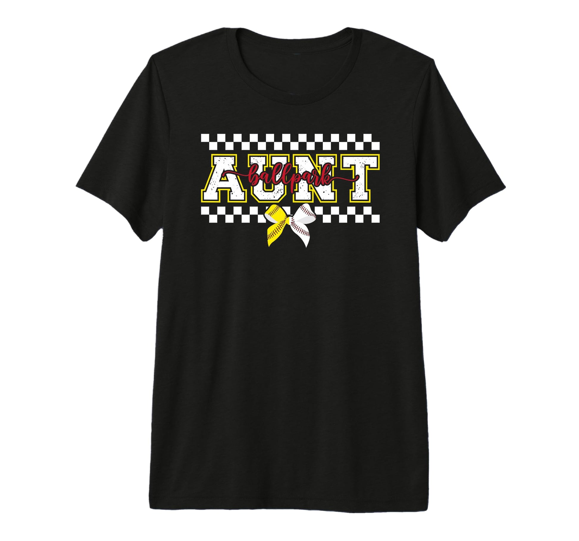 Ballpark Aunt Softball Baseball Aunt T-Shirt - Trendy Graphic Men Women - T-Shirt, Sweatshirt, Hoodie