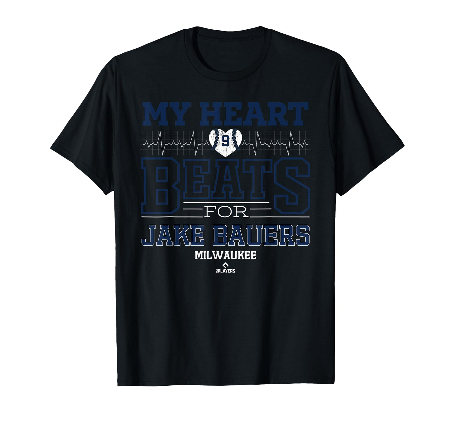 My Heart Beats Jake Bauers Milwaukee T-Shirt - Graphic Print Men Women - T-Shirt, Sweatshirt, Hoodie