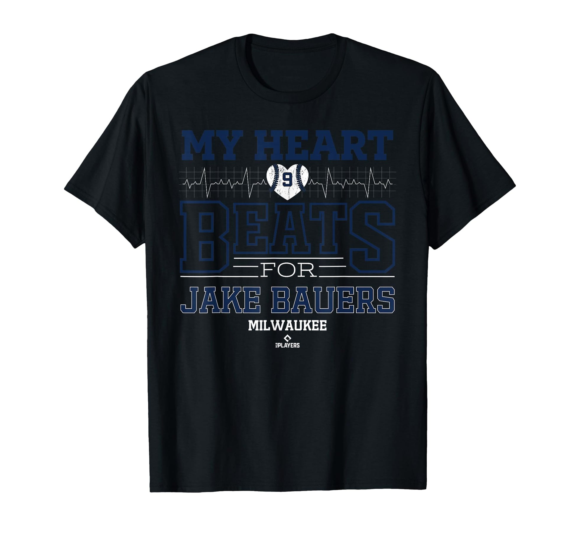 My Heart Beats Jake Bauers Milwaukee T-Shirt - Graphic Print Men Women - T-Shirt, Sweatshirt, Hoodie