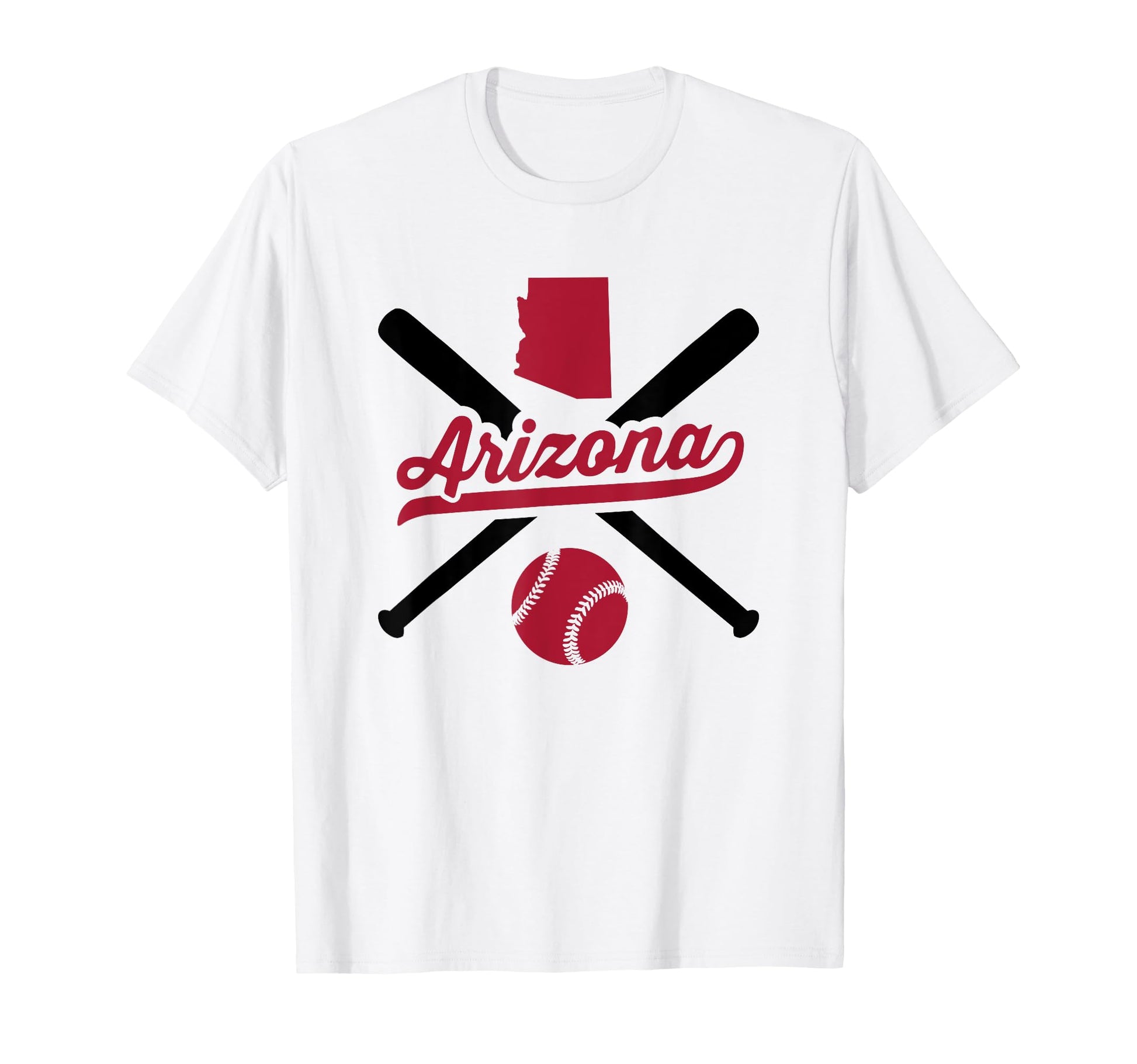 Arizona Baseball State Pride Love T-Shirt - Casual Everyday Wear Men Women - T-Shirt, Sweatshirt, Hoodie