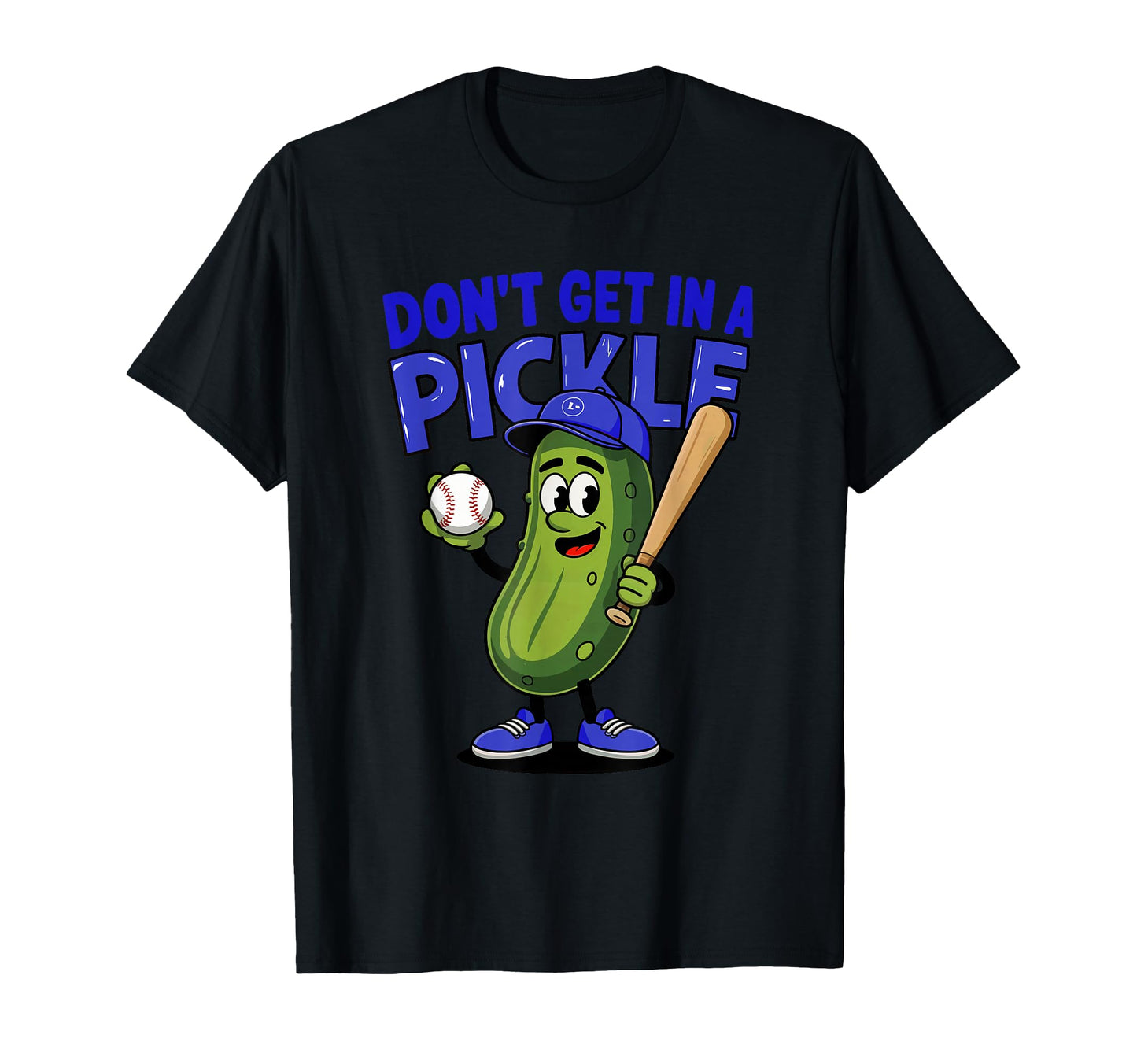 Dont Get Pickle Funny Baseball T-Shirt - Custom Art Print for Adults - T-Shirt, Sweatshirt, Hoodie