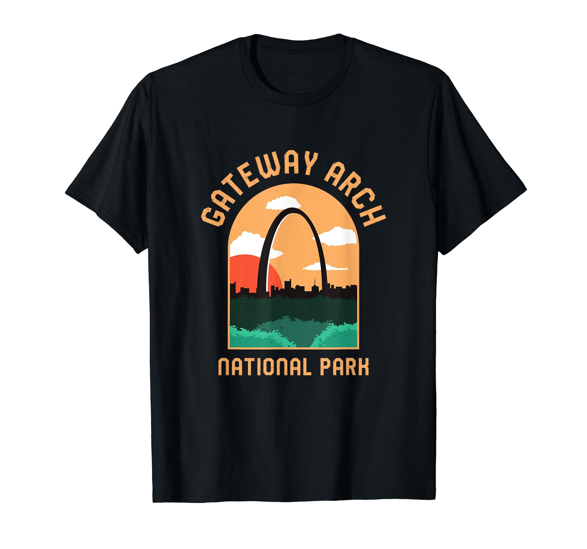 Gateway Arch National Park Alaska T-Shirt - Aesthetic Graphic Men Women - T-Shirt, Sweatshirt, Hoodie