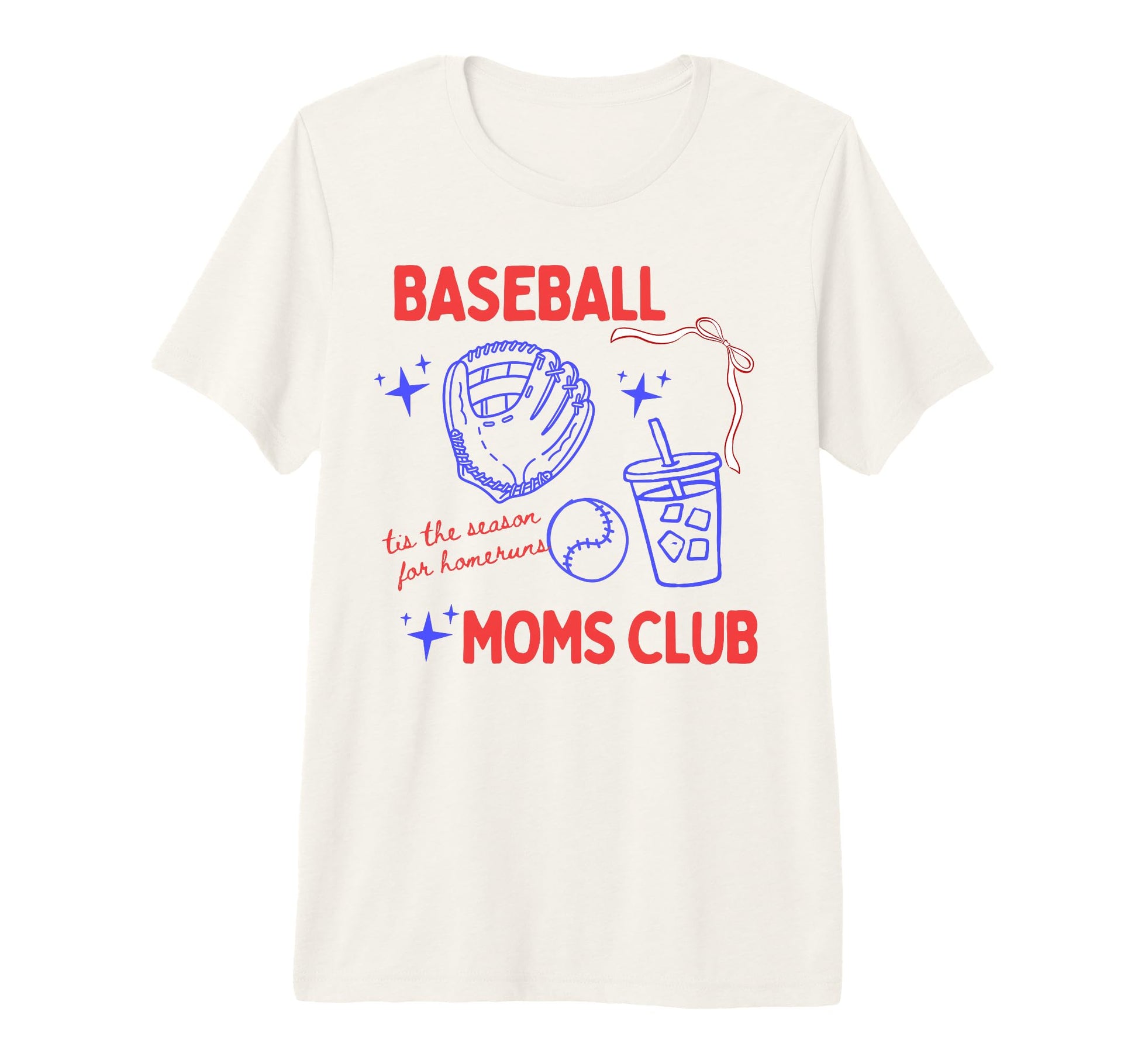 Baseball Moms Club Tis Season Homeruns T-Shirt - Trendy Graphic for Adults - T-Shirt, Sweatshirt, Hoodie