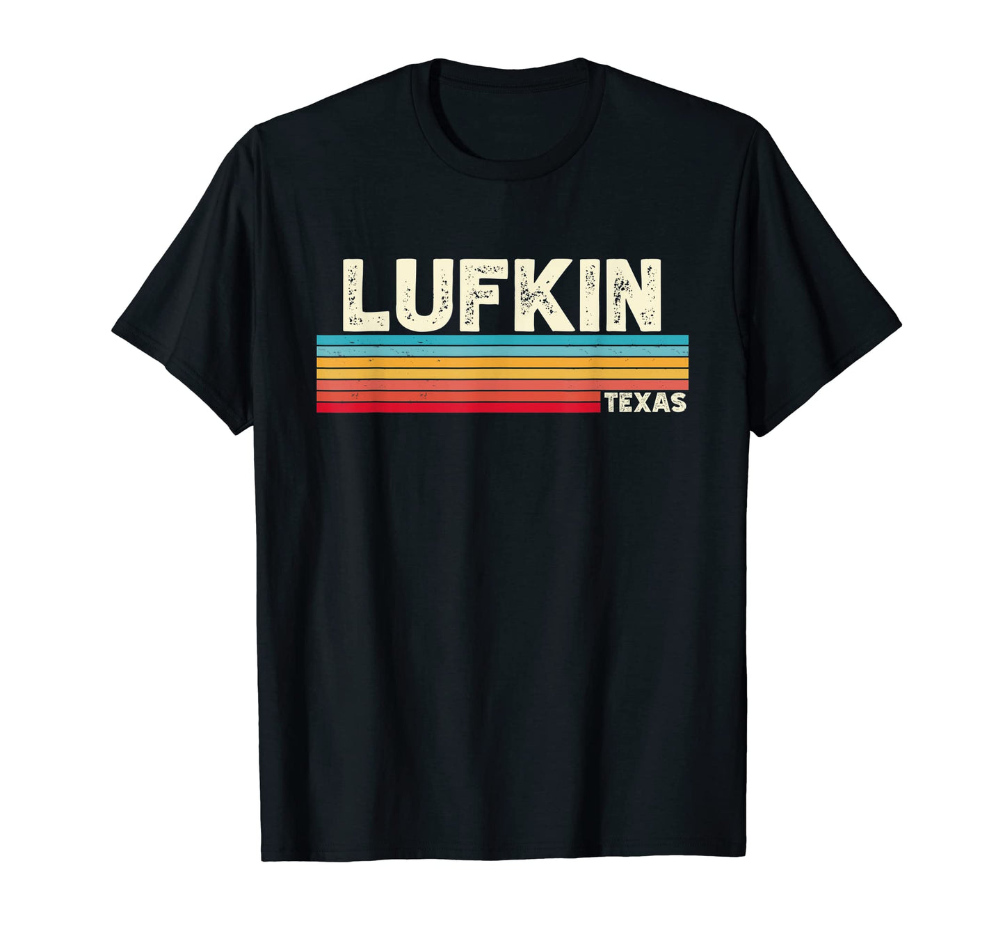 Native Lufkin Texas Tx Stripes State T-Shirt - Aesthetic Graphic Men Women - T-Shirt, Sweatshirt, Hoodie