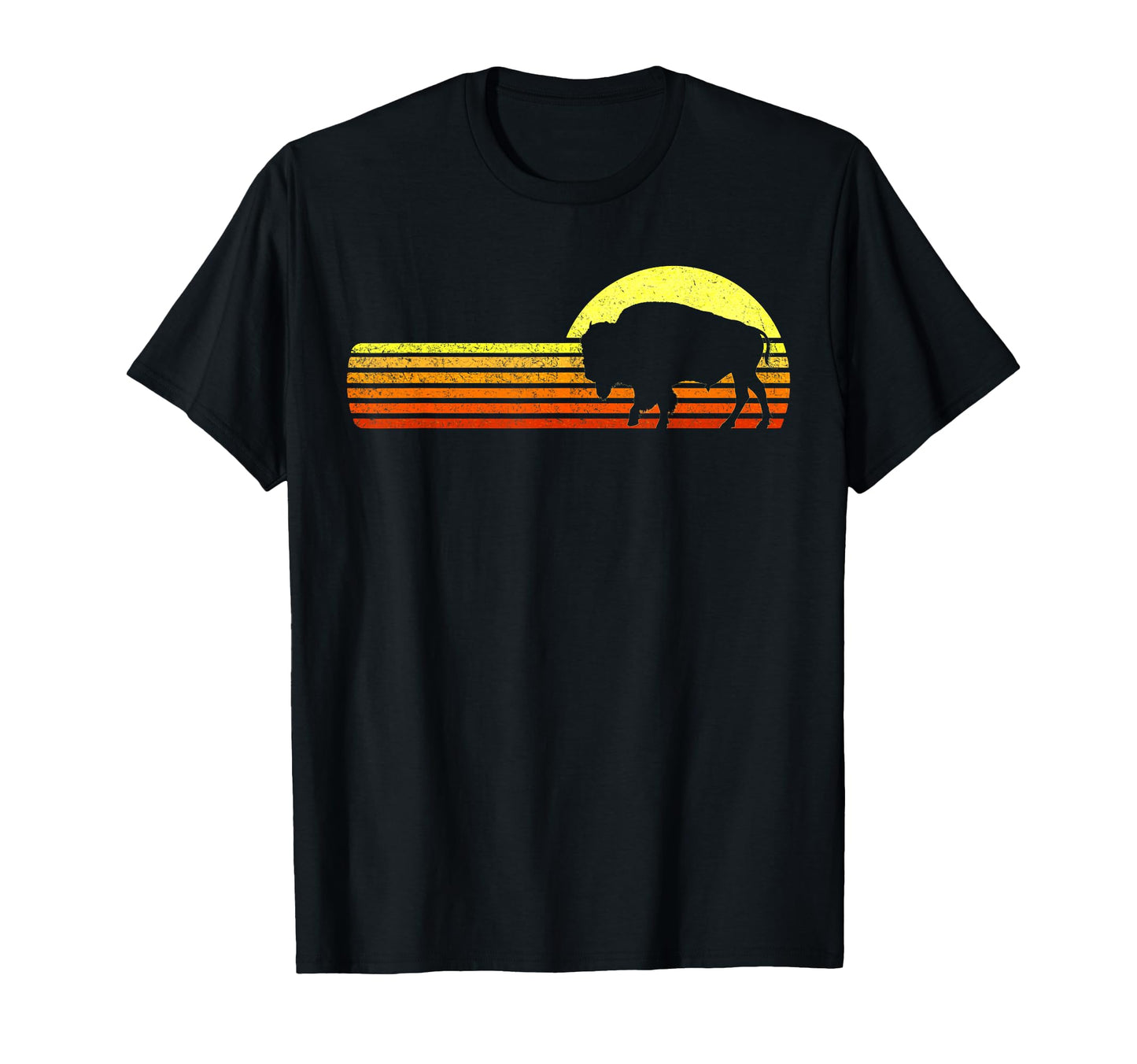 Native American Bison Buffalo Bull T-Shirt - Novelty Apparel for Adults - T-Shirt, Sweatshirt, Hoodie