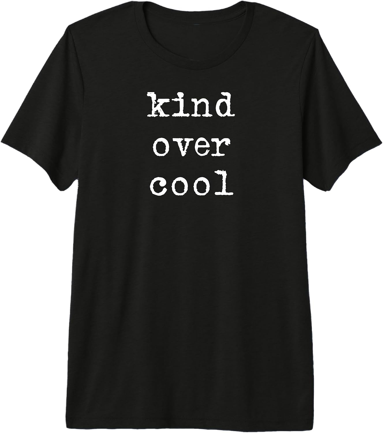 Encouraging kind over cool gifts trendy positivity - Adult & Kids T-Shirts, Sweatshirts & Hoodies apparel design preview 1