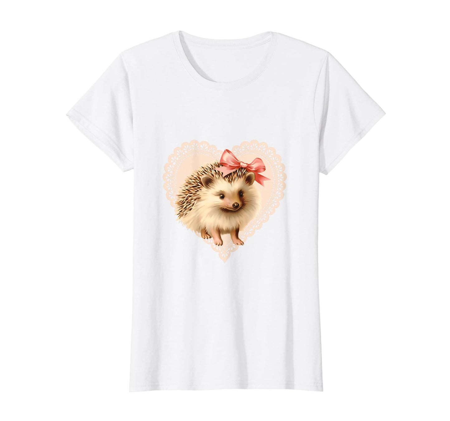Coquette Hedgehog Girlcore Y2K T-Shirt - Aesthetic Graphic Men Women - T-Shirt, Sweatshirt, Hoodie