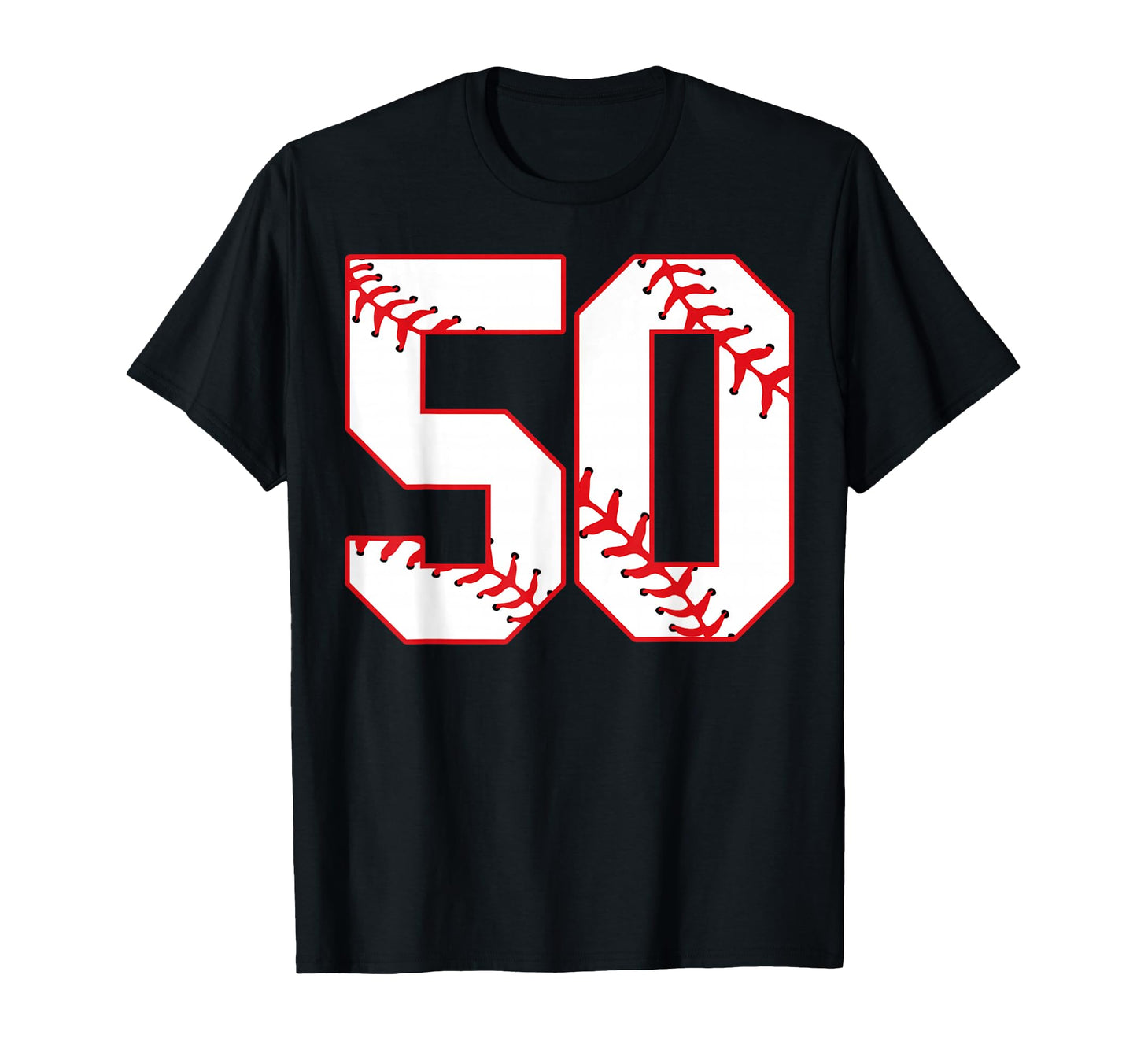 50Th Birthday Baseball 50 Years Old Party T-Shirt - Graphic Print Unisex - T-Shirt, Sweatshirt, Hoodie