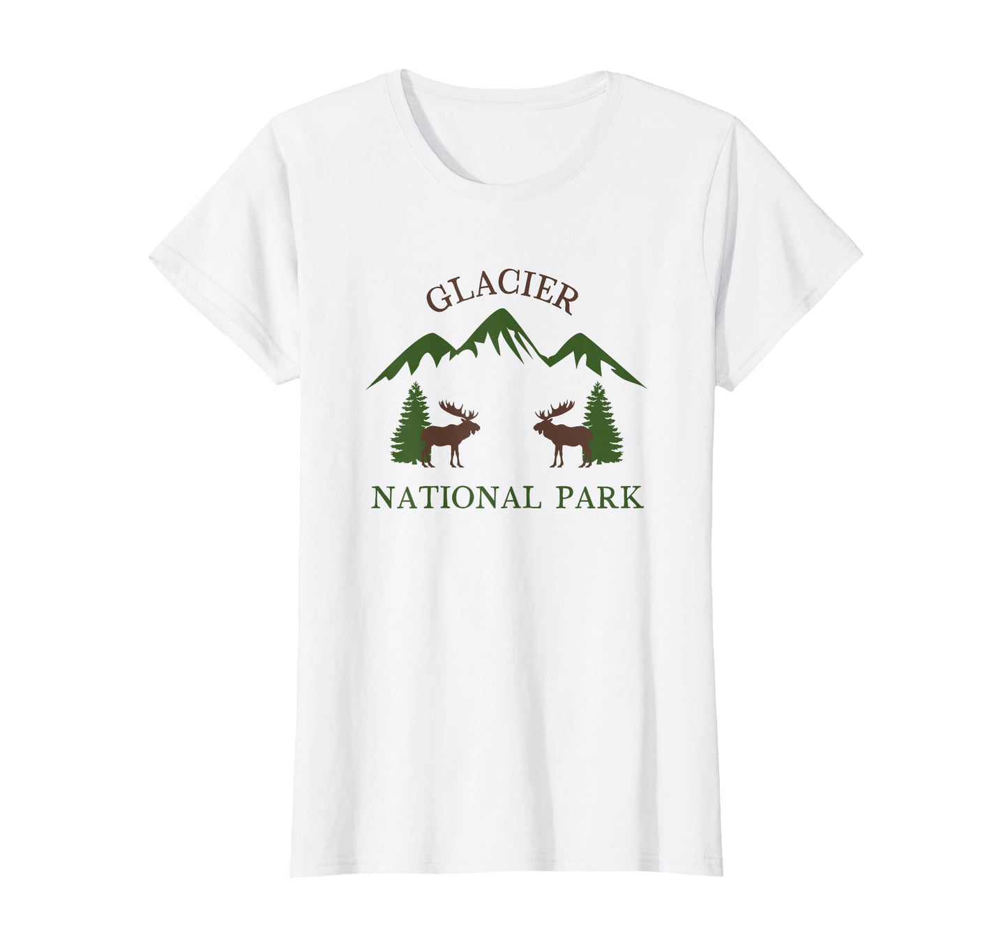 Glacier National Park T-Shirt - Custom Art Print for Adults - T-Shirt, Sweatshirt, Hoodie