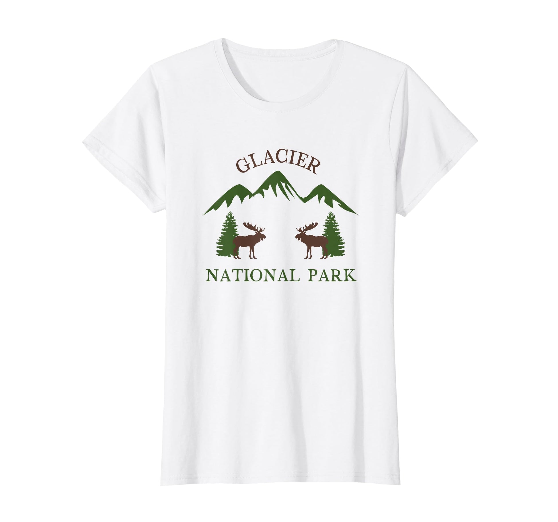 Glacier National Park T-Shirt - Custom Art Print for Adults - T-Shirt, Sweatshirt, Hoodie