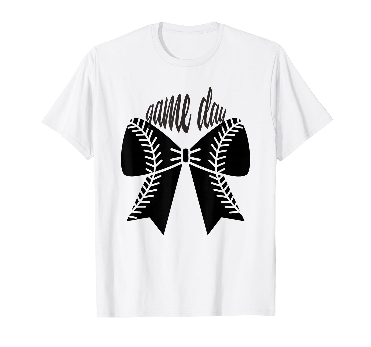 Game Day Baseball Coquette Bow Funny T-Shirt - Unique Graphic Men Women - T-Shirt, Sweatshirt, Hoodie
