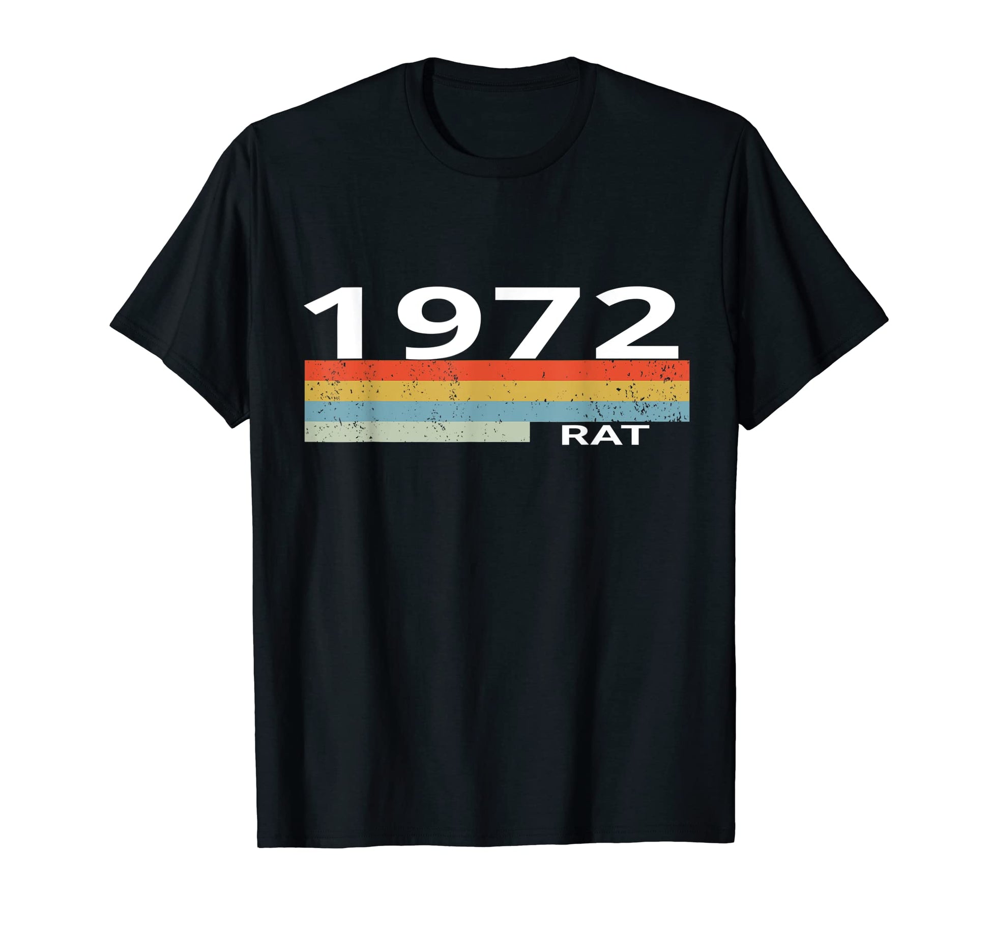 1972 Stripes Birthday Rat Year T-Shirt - Casual Everyday Wear for Adults - T-Shirt, Sweatshirt, Hoodie