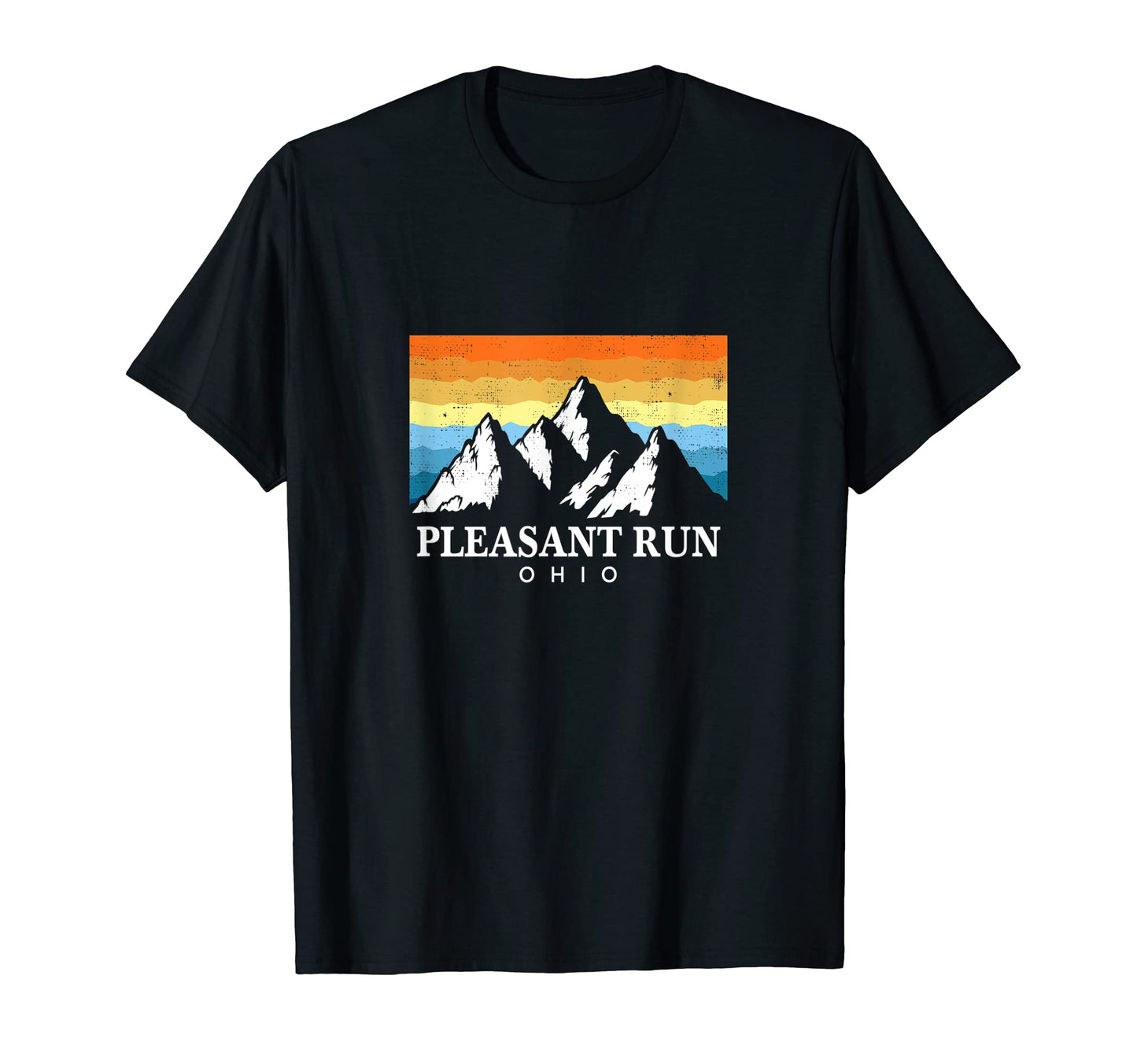 Pleasant Run Ohio Mountain Hiking T-Shirt - Unique Graphic for Adults - T-Shirt, Sweatshirt, Hoodie